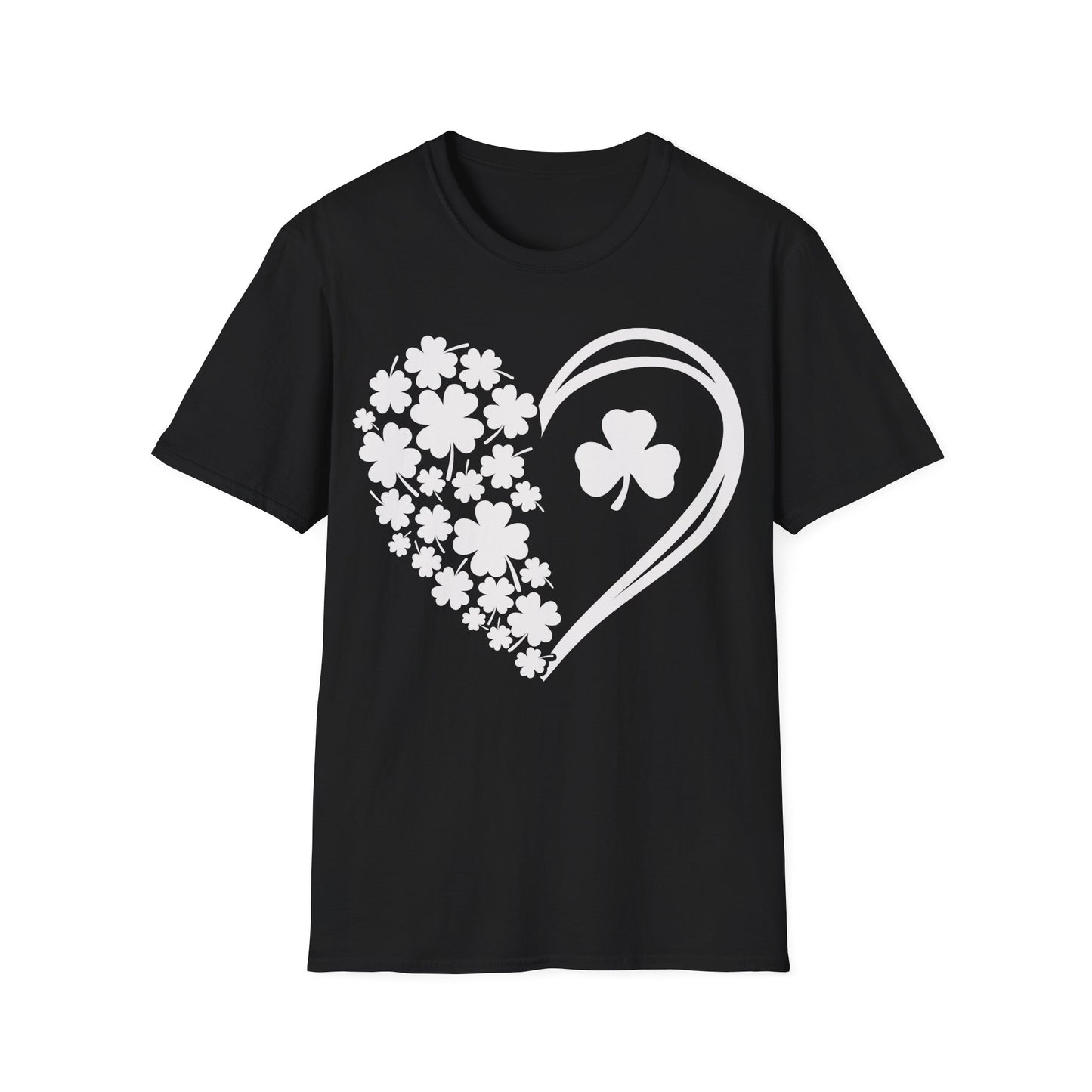 St. Patrick's Day Clover Heart T-Shirt