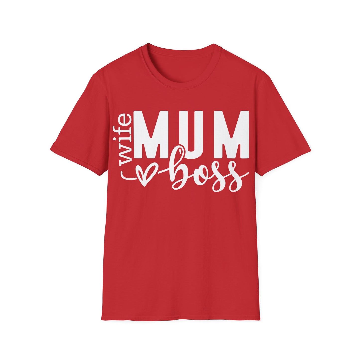 Wife Mum Boss T-Shirt - Perfect Gift for Mother's Day