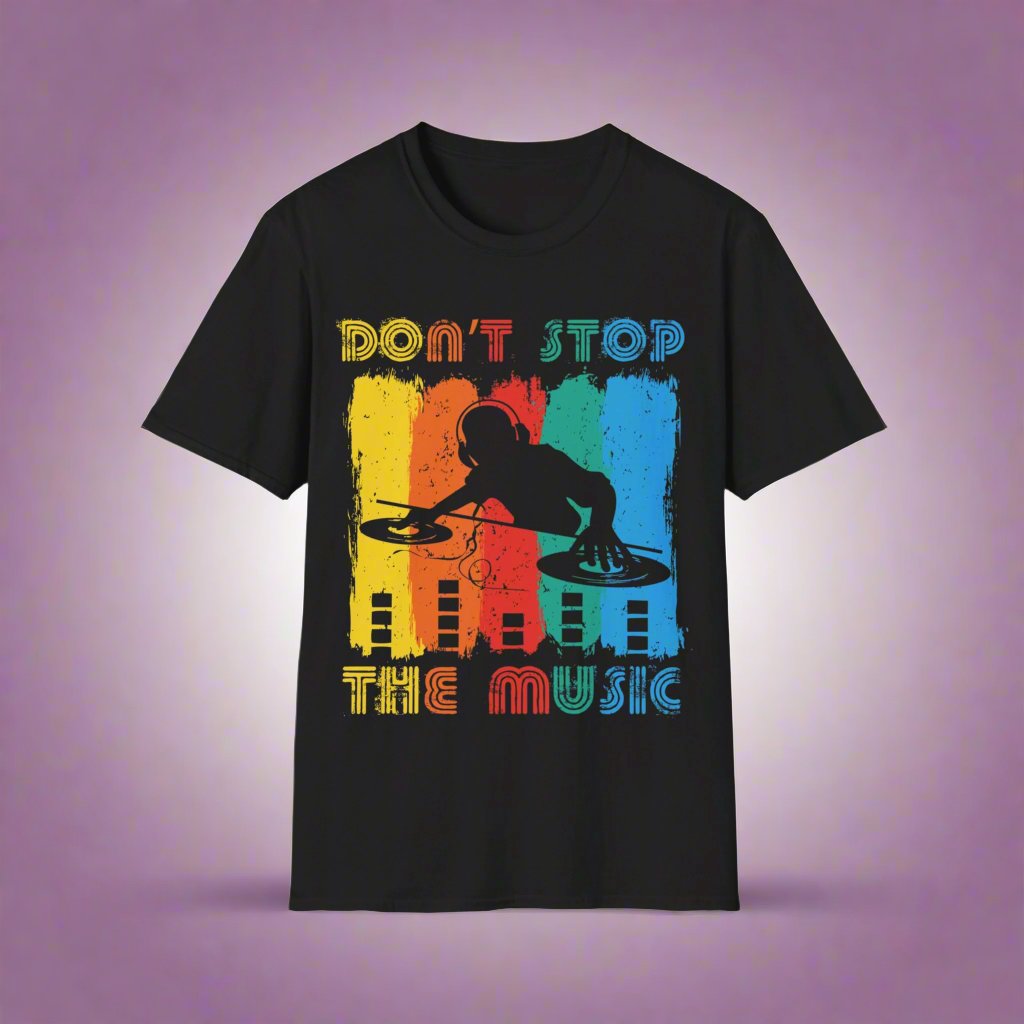 Don't Stop the Music Graphic T-Shirt - Print Fusions