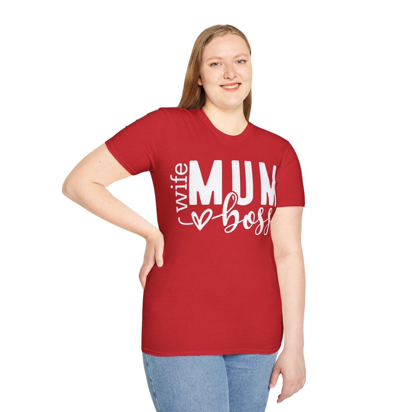 Wife Mum Boss T-Shirt - Perfect Gift for Mother's Day