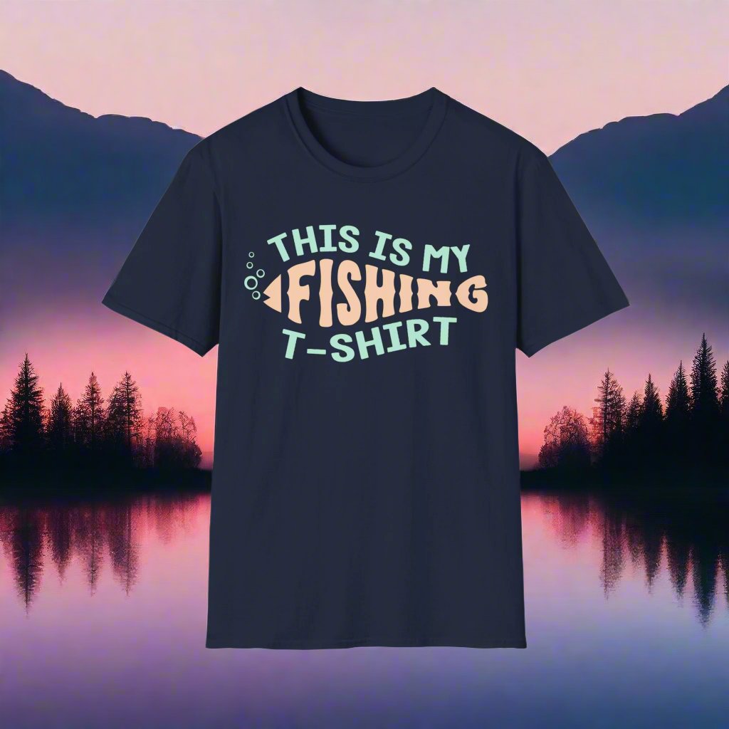 My Fishing Soft Style T-shirt - Print Fusions