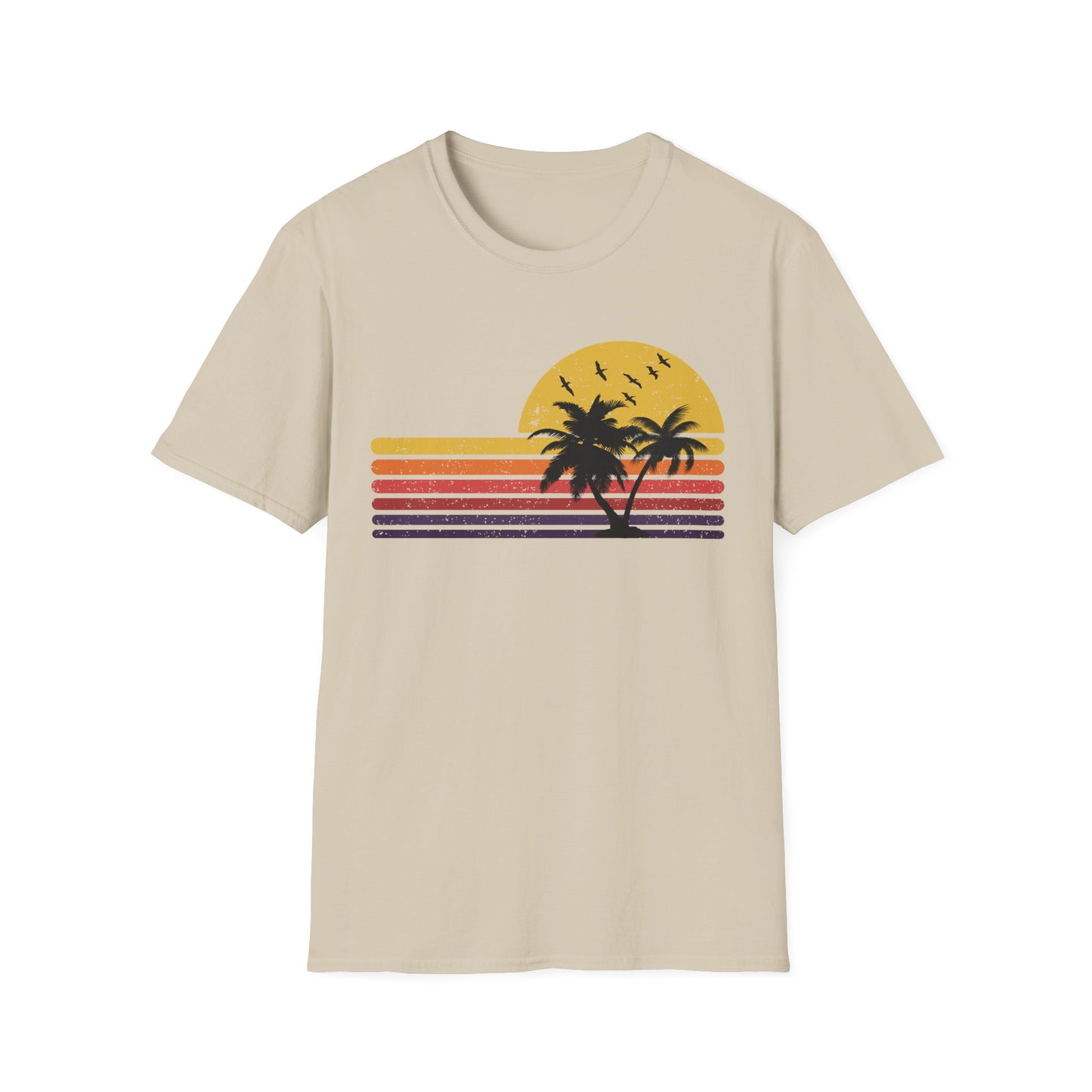 Retro Sunset Palm T-Shirt