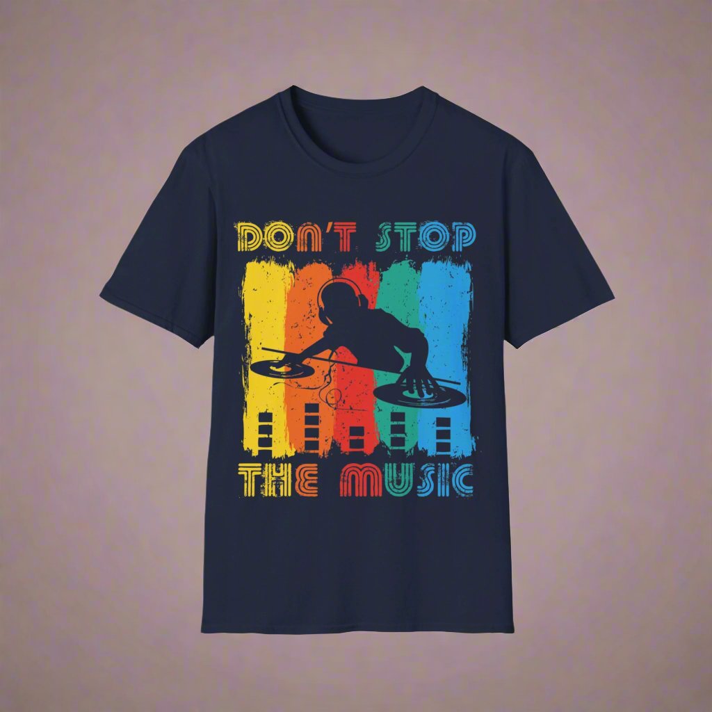 Don't Stop the Music Graphic T-Shirt - Print Fusions