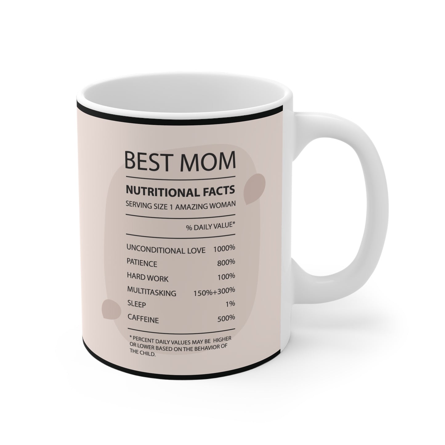 Best Mom Ever Floral 11oz White Mug - Perfect Gift for Mother's Day