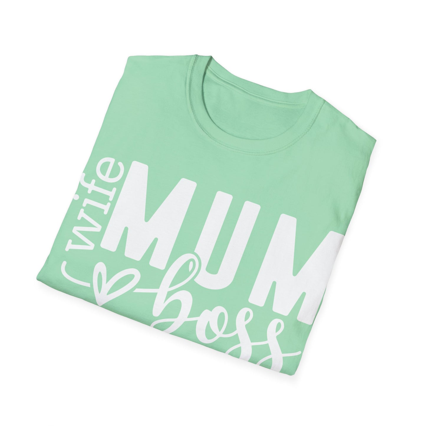 Wife Mum Boss T-Shirt - Perfect Gift for Mother's Day