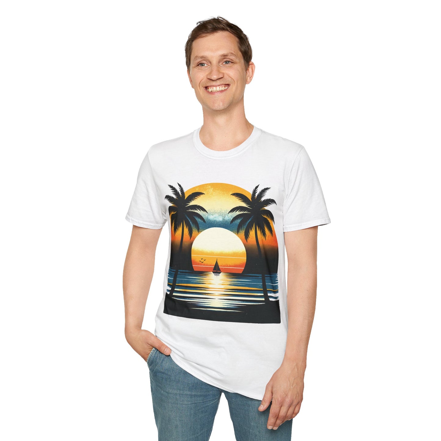 Sunset Sail Soft style T-Shirt