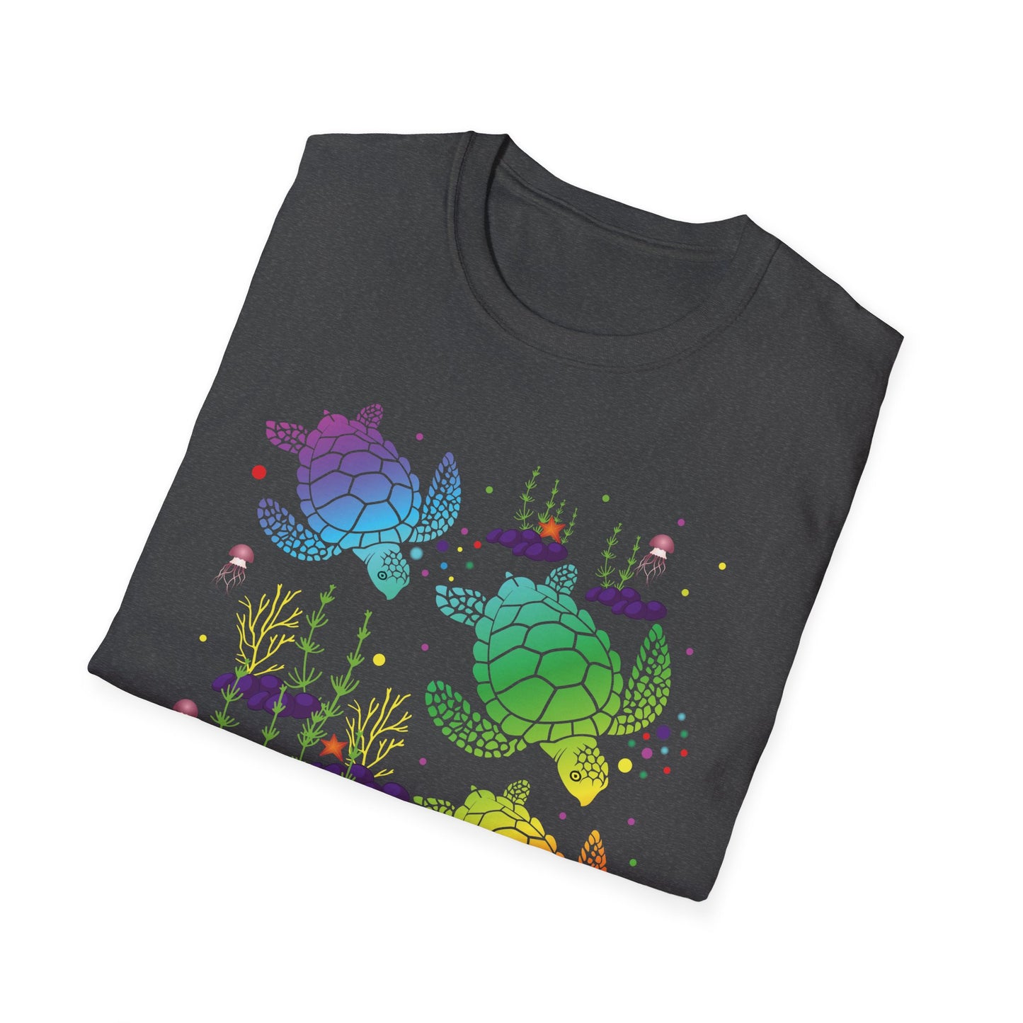 Rainbow Sea Turtle Unisex T-shirt