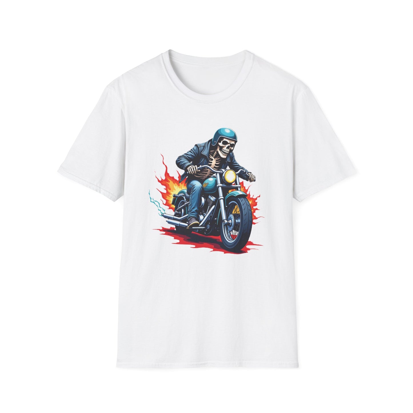 Vintage Motorcycle Skeleton T-Shirt