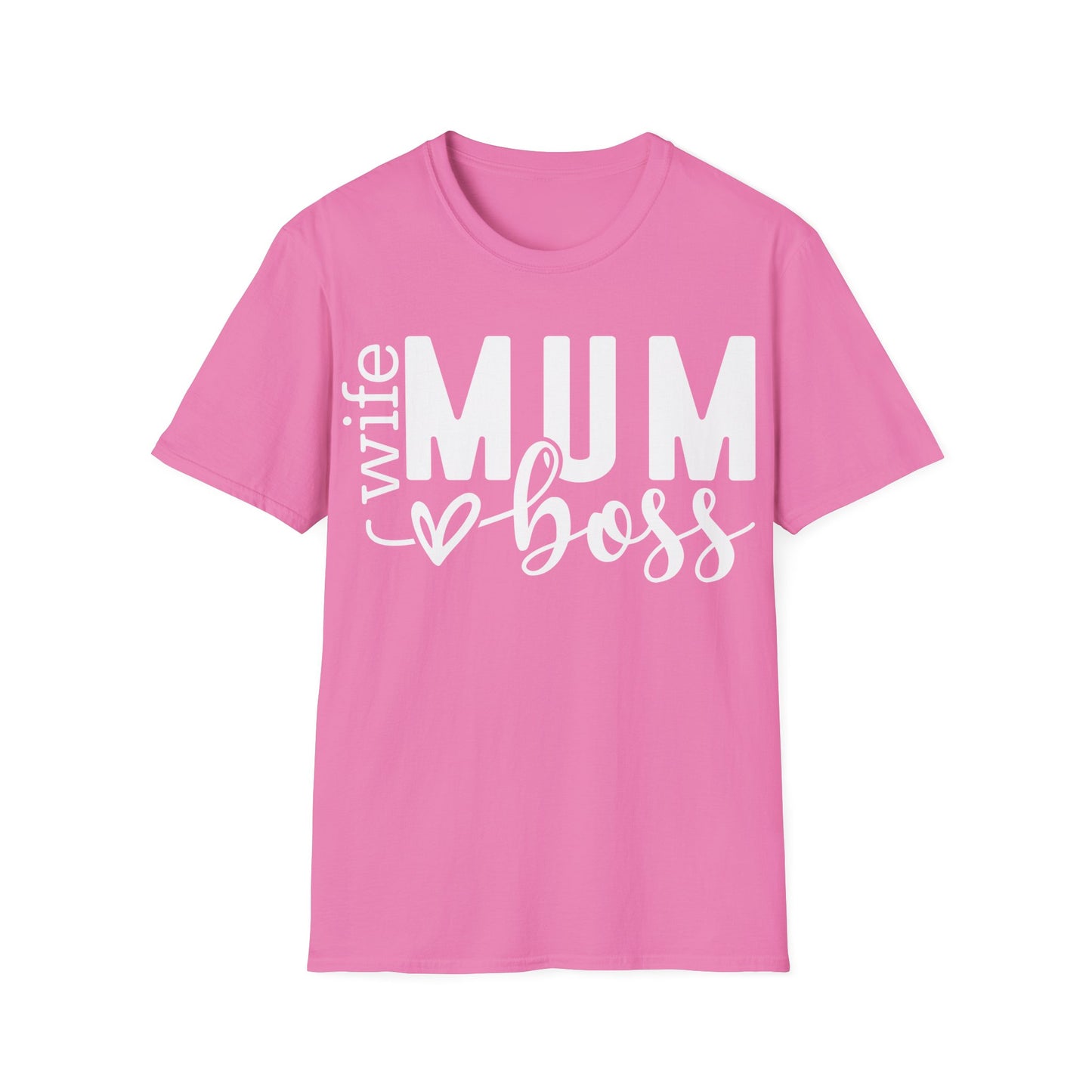 Wife Mum Boss T-Shirt - Perfect Gift for Mother's Day