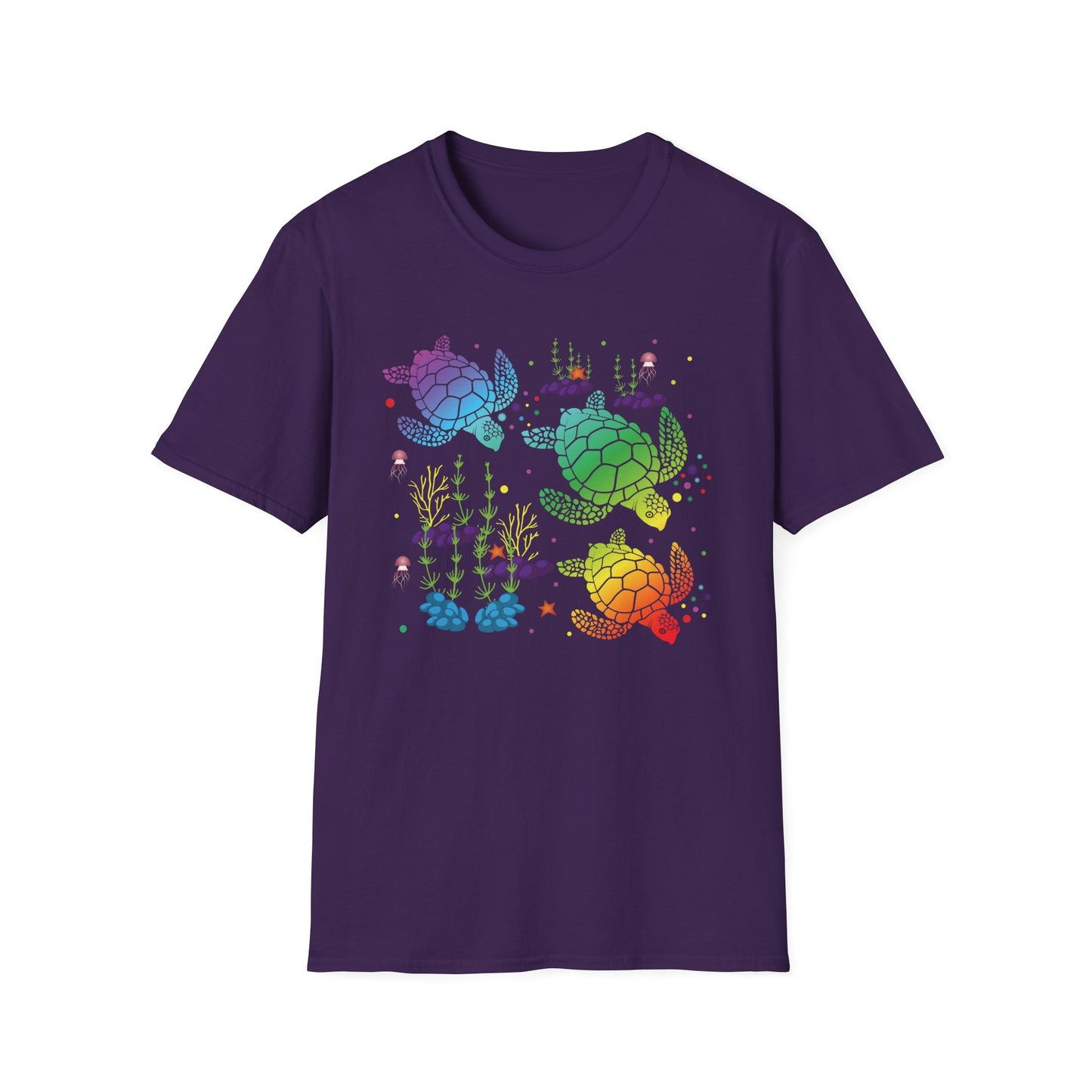 Rainbow Sea Turtle Unisex T-shirt