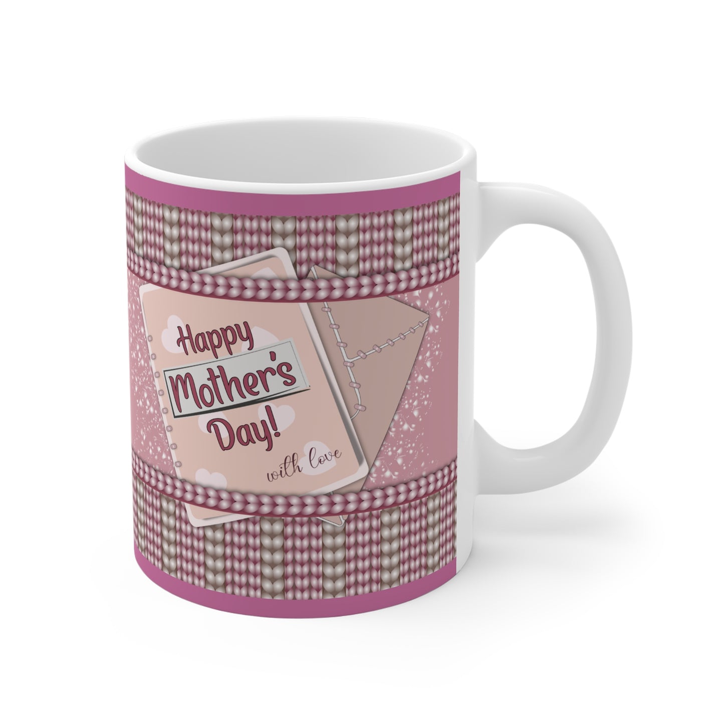 Happy Mother's Day Mug - Charming 11oz White Coffee mug for Moms