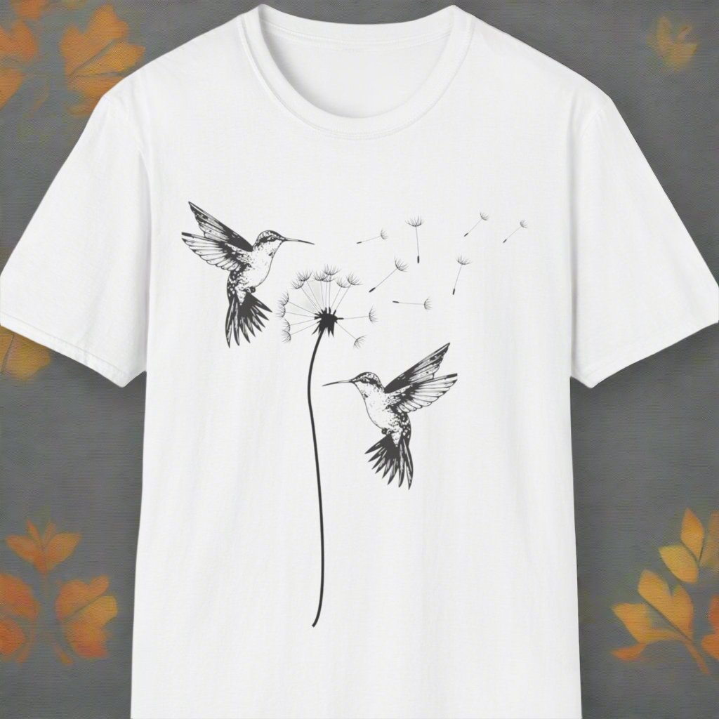 Hummingbirds design t-shirt - Print Fusions