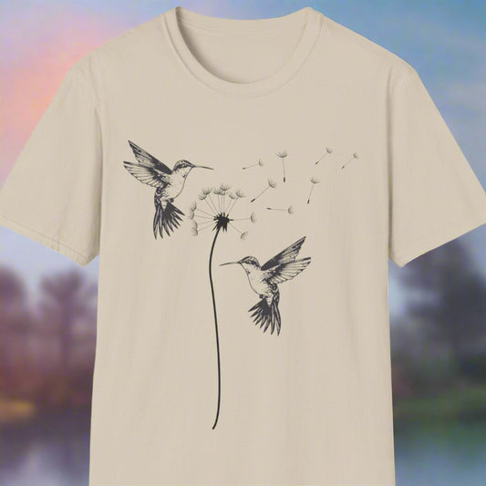 Hummingbirds design t-shirt - Print Fusions