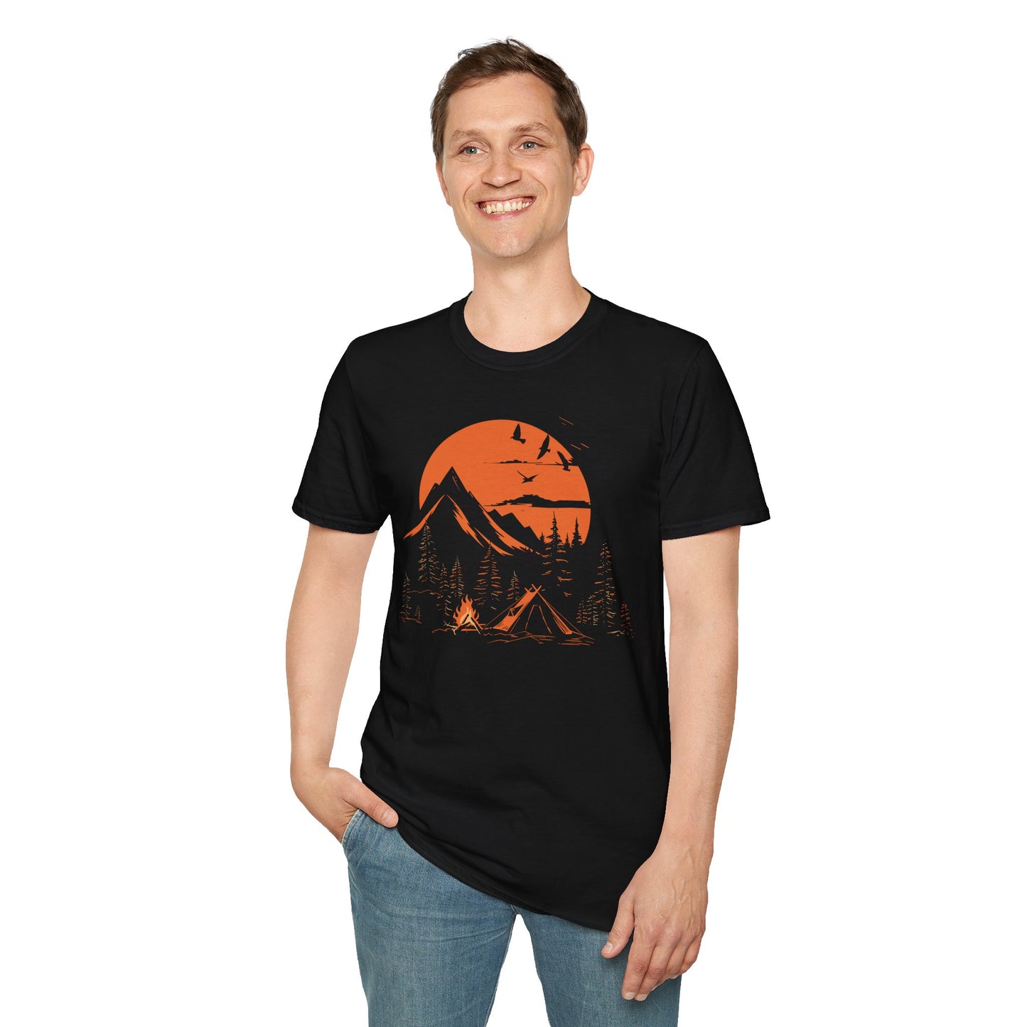 Adventure Awaits Camping T-Shirt