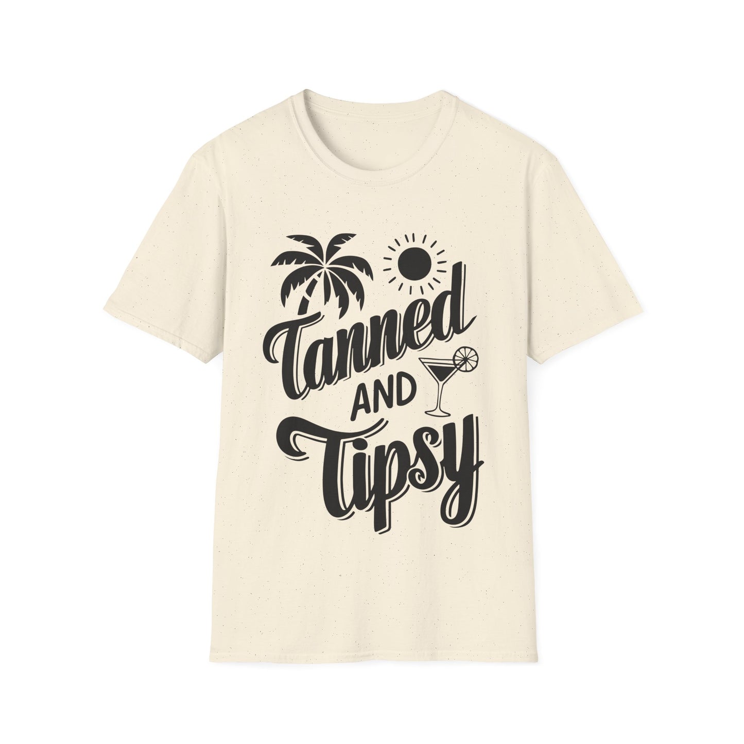 Tanned and Tipsy T-Shirt - Perfect for Summer Fun