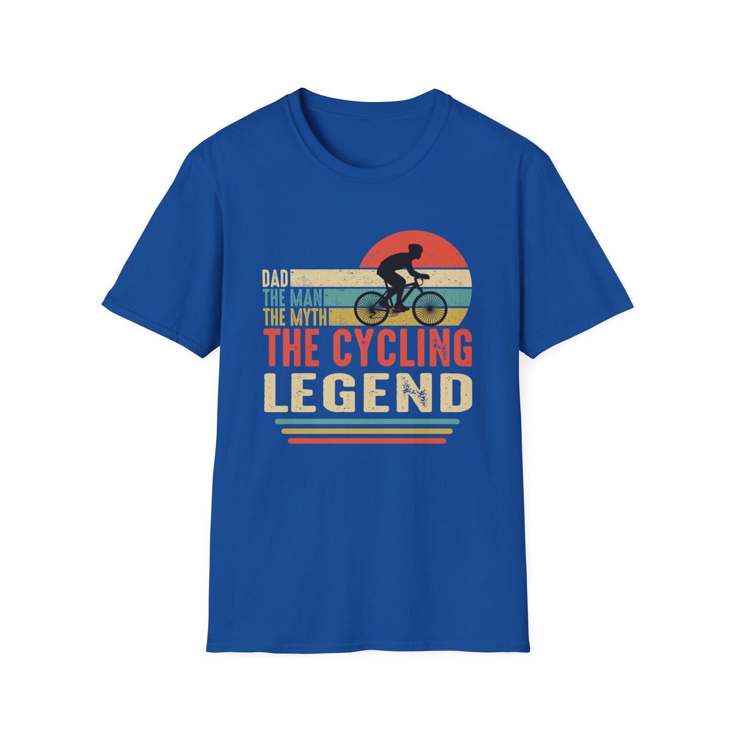 Dad: The Man, The Myth, The Cycling Legend T-Shirt - Print Fusions