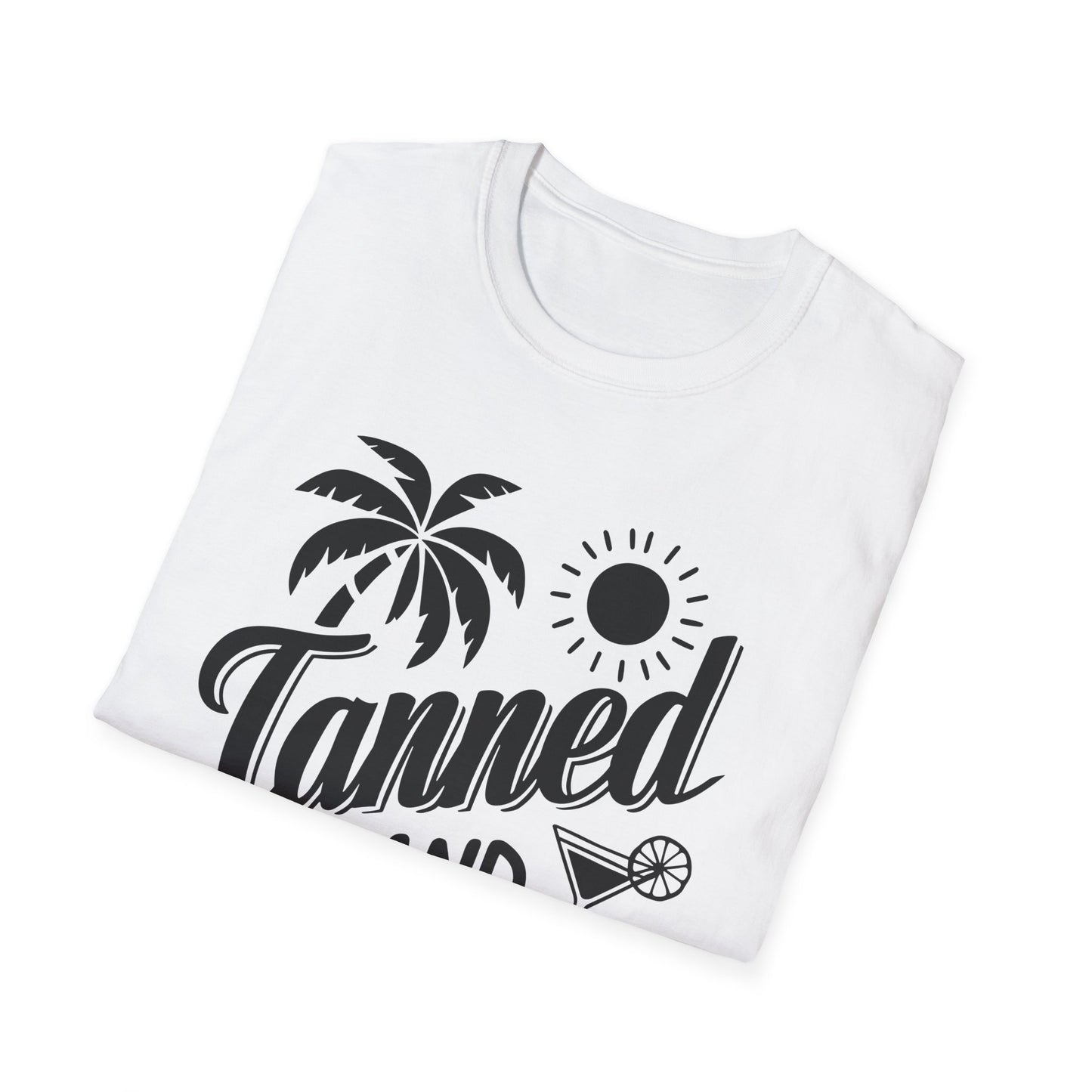 Tanned and Tipsy T-Shirt - Perfect for Summer Fun