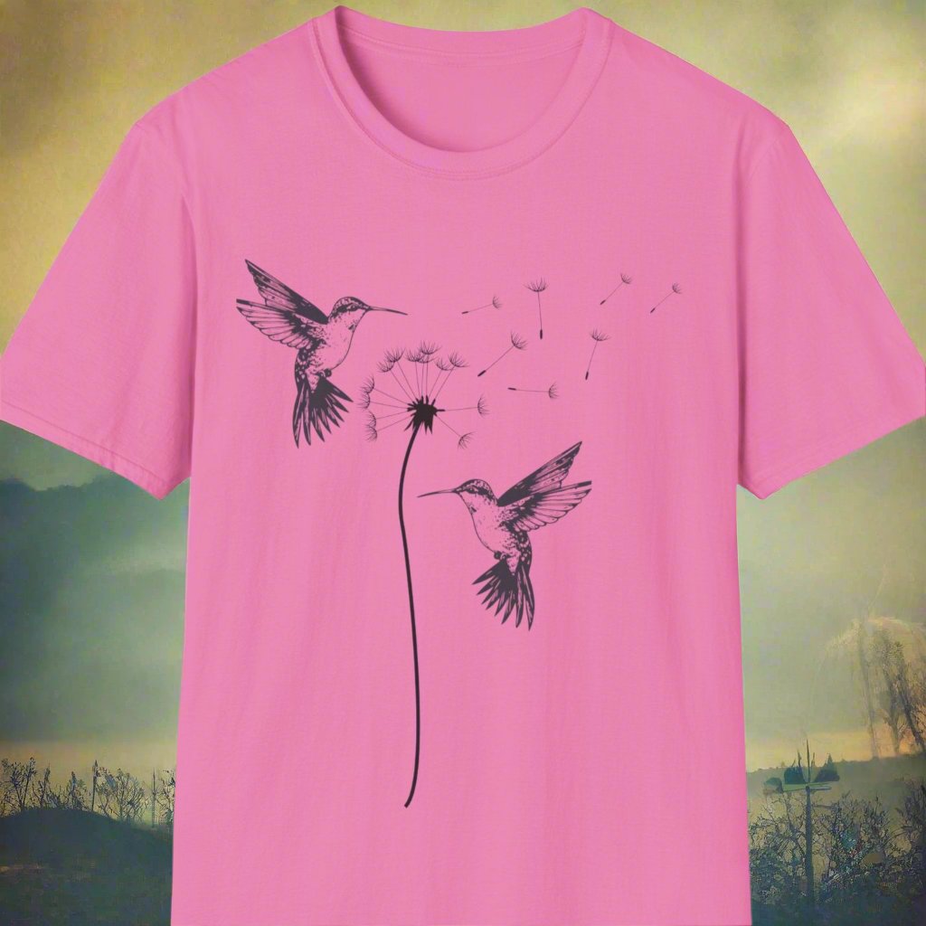 Hummingbirds design t-shirt - Print Fusions