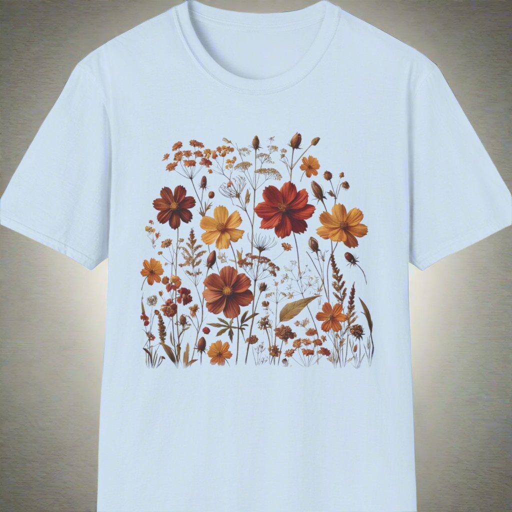 Wildflower design soft style T-shirt - Print Fusions