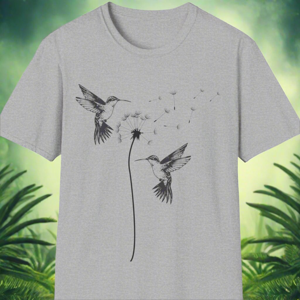 Hummingbirds design t-shirt - Print Fusions