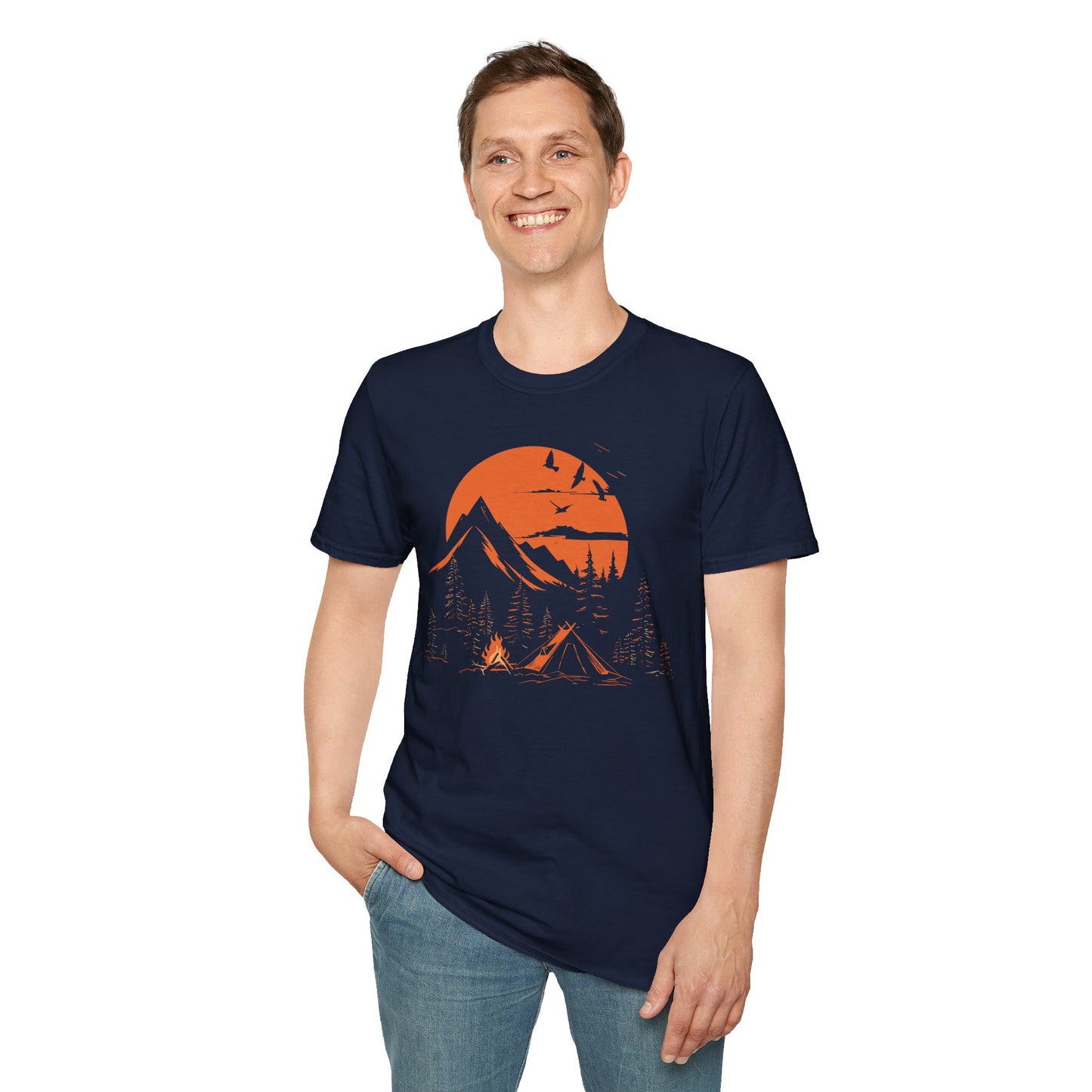 Adventure Awaits Camping T-Shirt