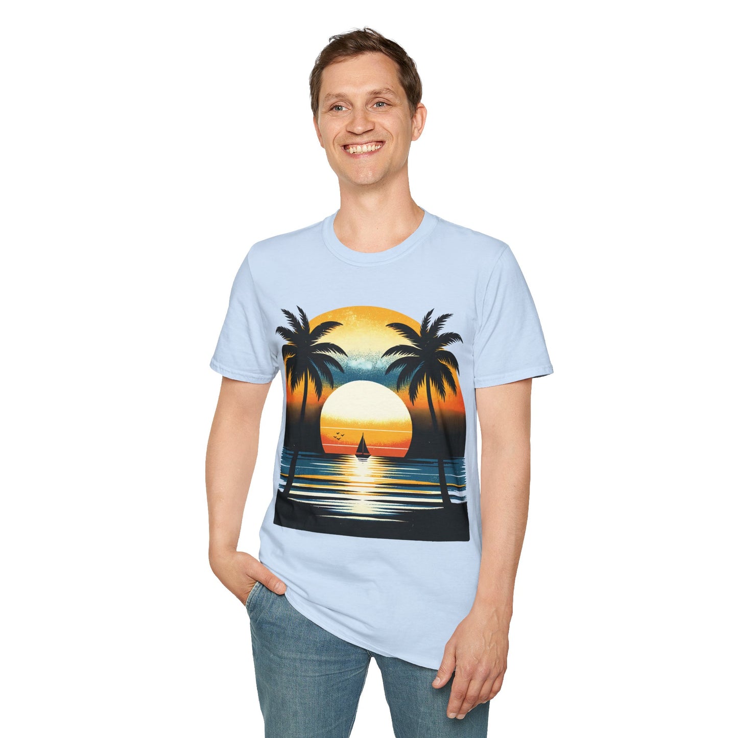 Sunset Sail Soft style T-Shirt