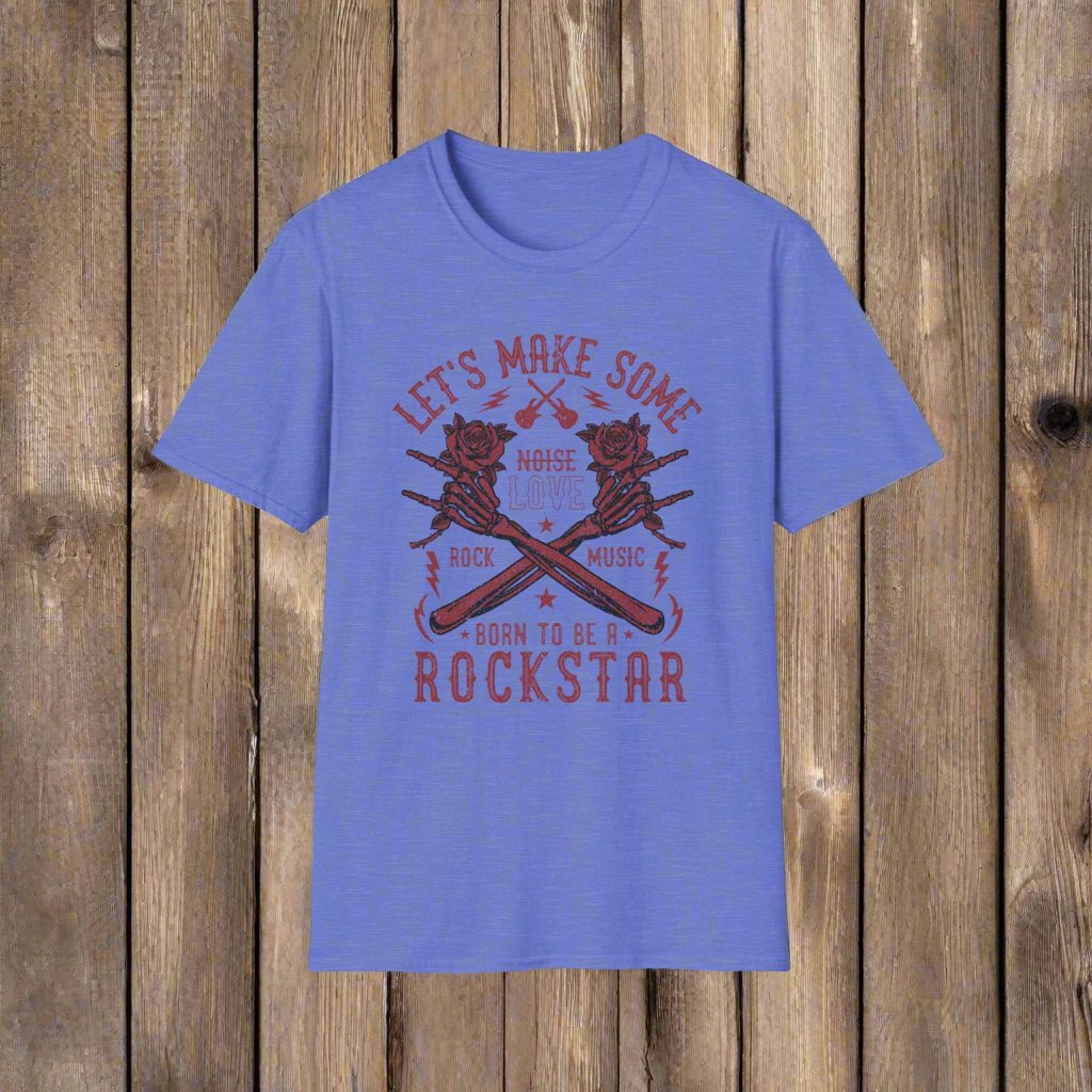 Rock Star Love Unisex T-shirt with Skeleton Arms - Print Fusions