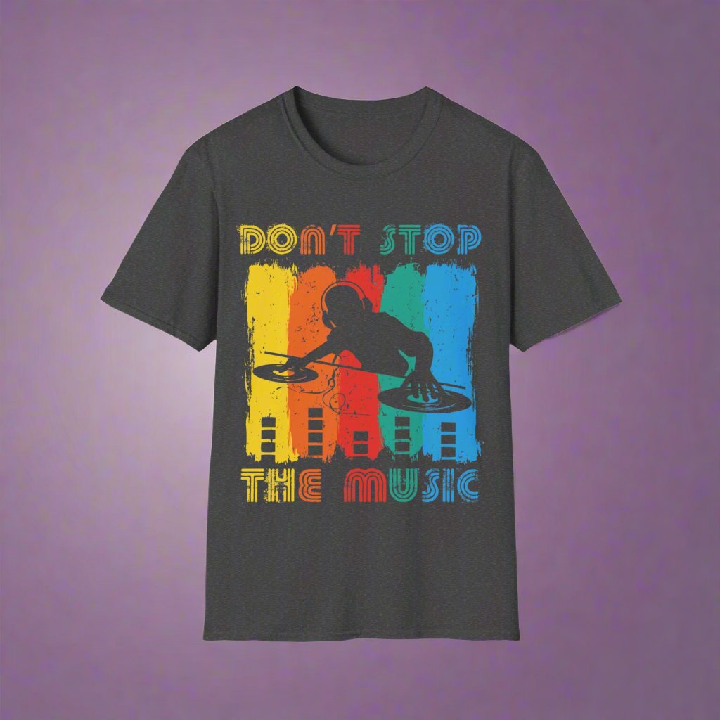 Don't Stop the Music Graphic T-Shirt - Print Fusions