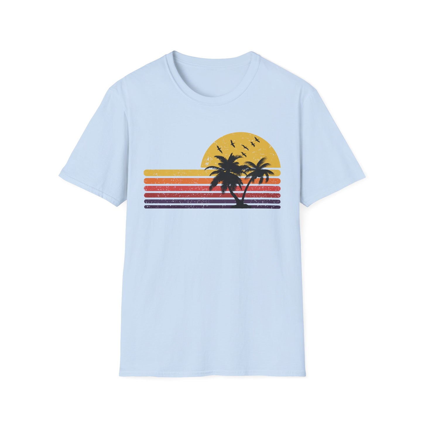 Retro Sunset Palm T-Shirt