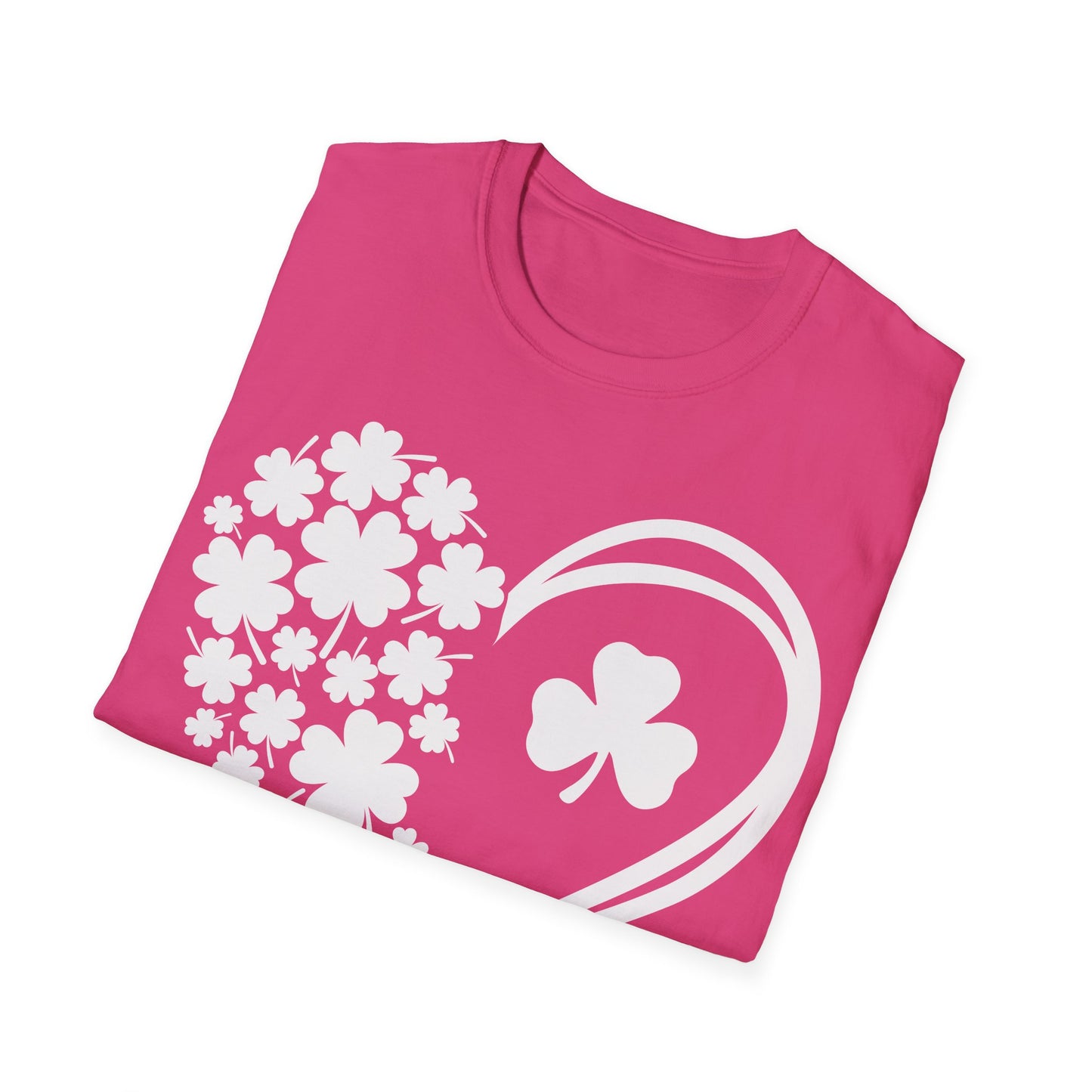 St. Patrick's Day Clover Heart T-Shirt