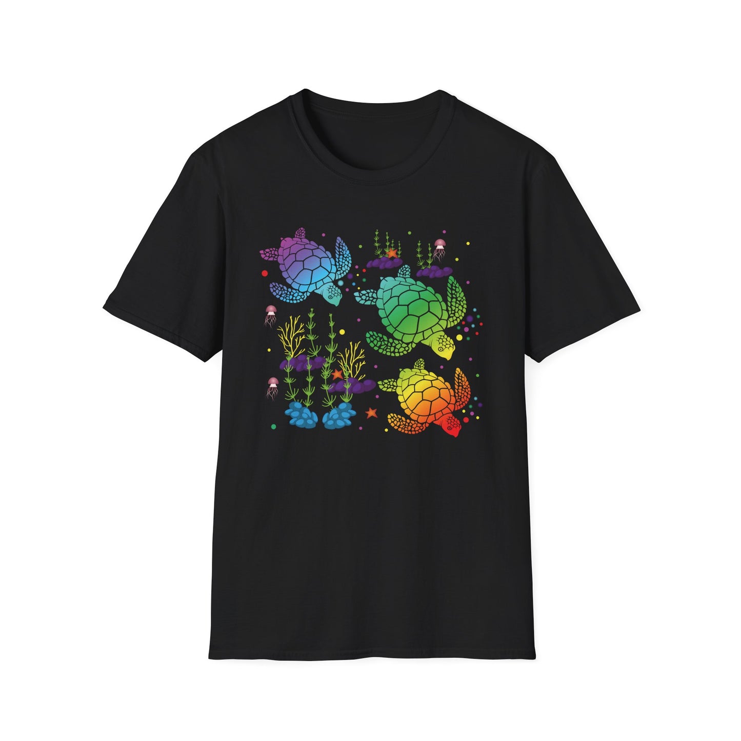 Rainbow Sea Turtle Unisex T-shirt