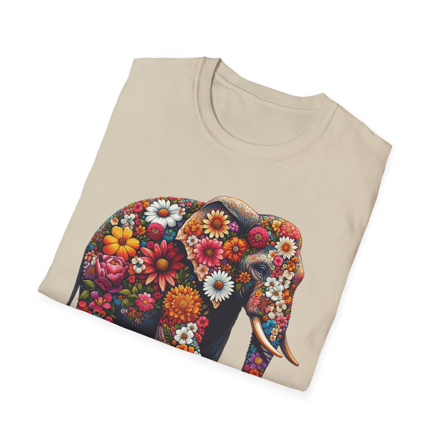 Floral Elephant T-Shirt