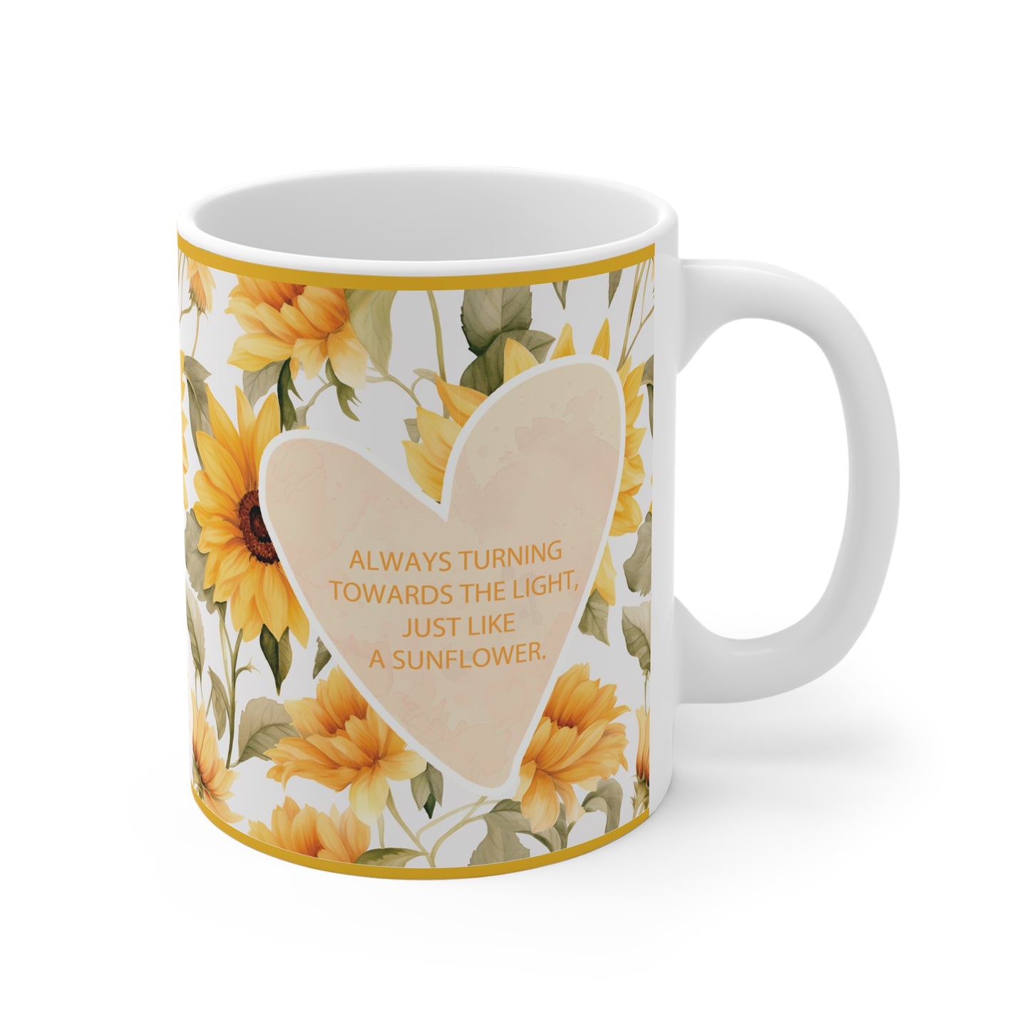 Best Mom Ever Floral Mug | 11oz Sunflower Coffee Cup for Mother's Day