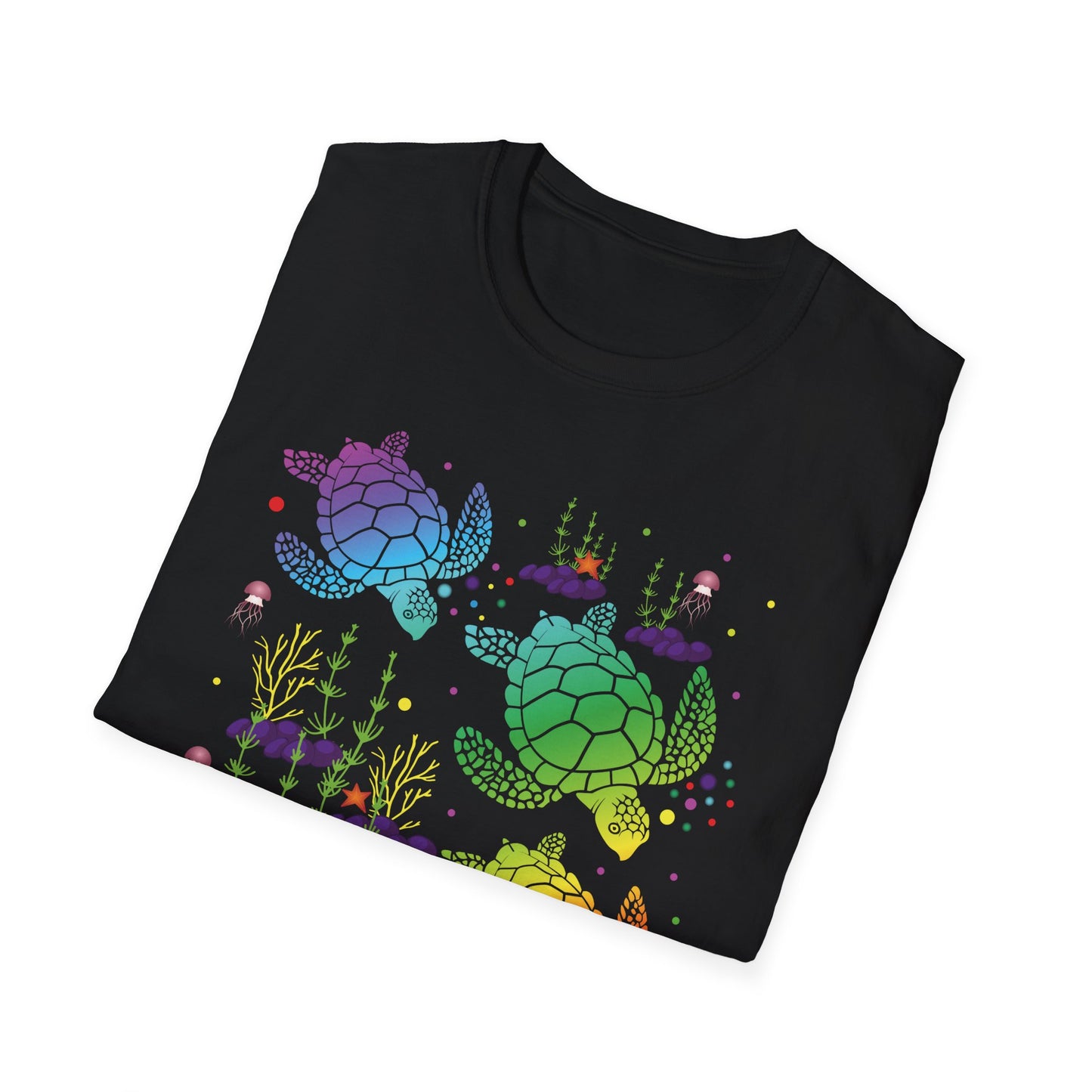 Rainbow Sea Turtle Unisex T-shirt