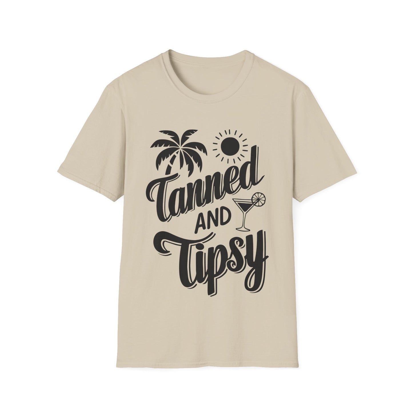 Tanned and Tipsy T-Shirt - Perfect for Summer Fun