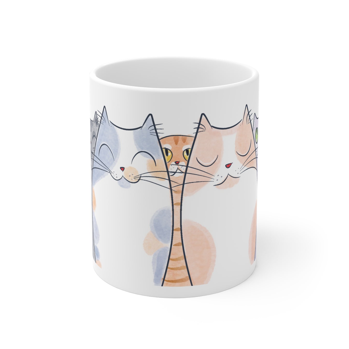 Cute Cat Lover 11oz White Mug