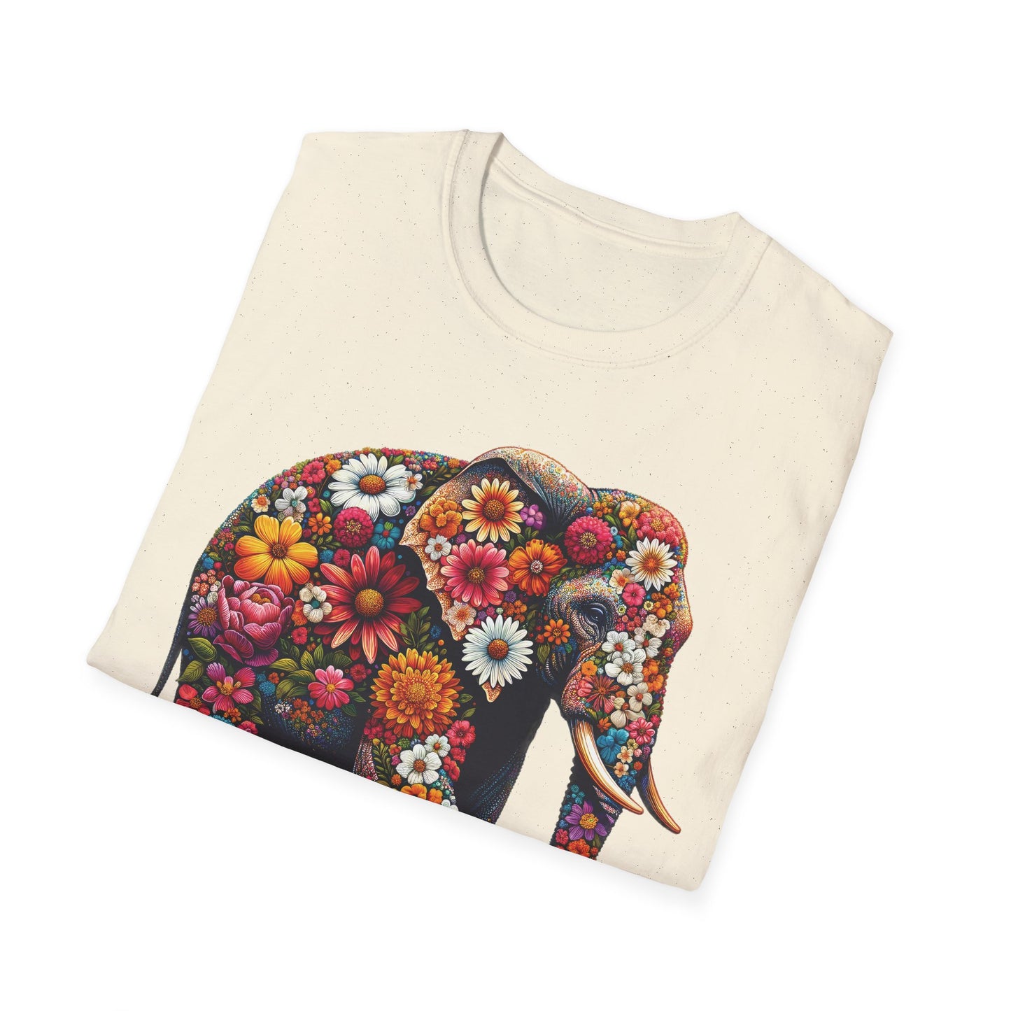 Floral Elephant T-Shirt