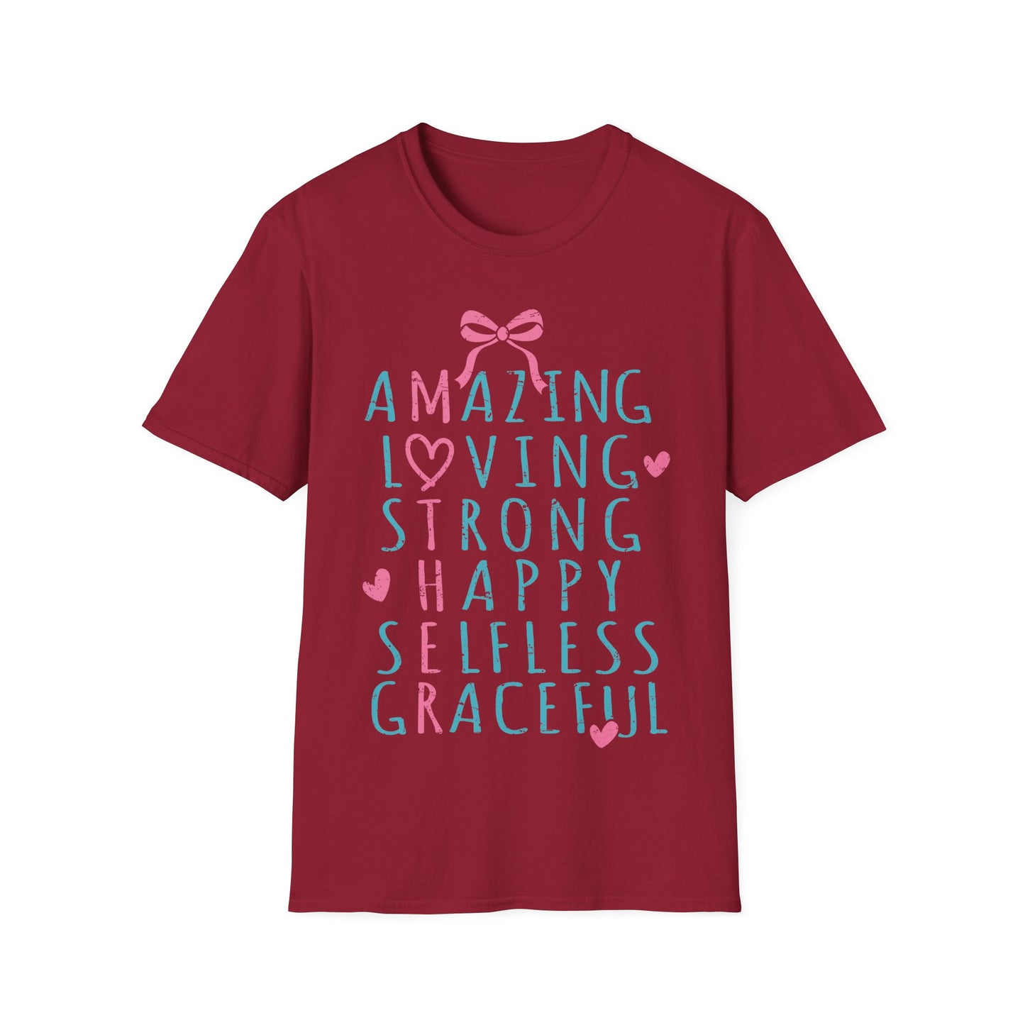 Inspirational T-Shirt - Amazing, Loving, Strong & Graceful