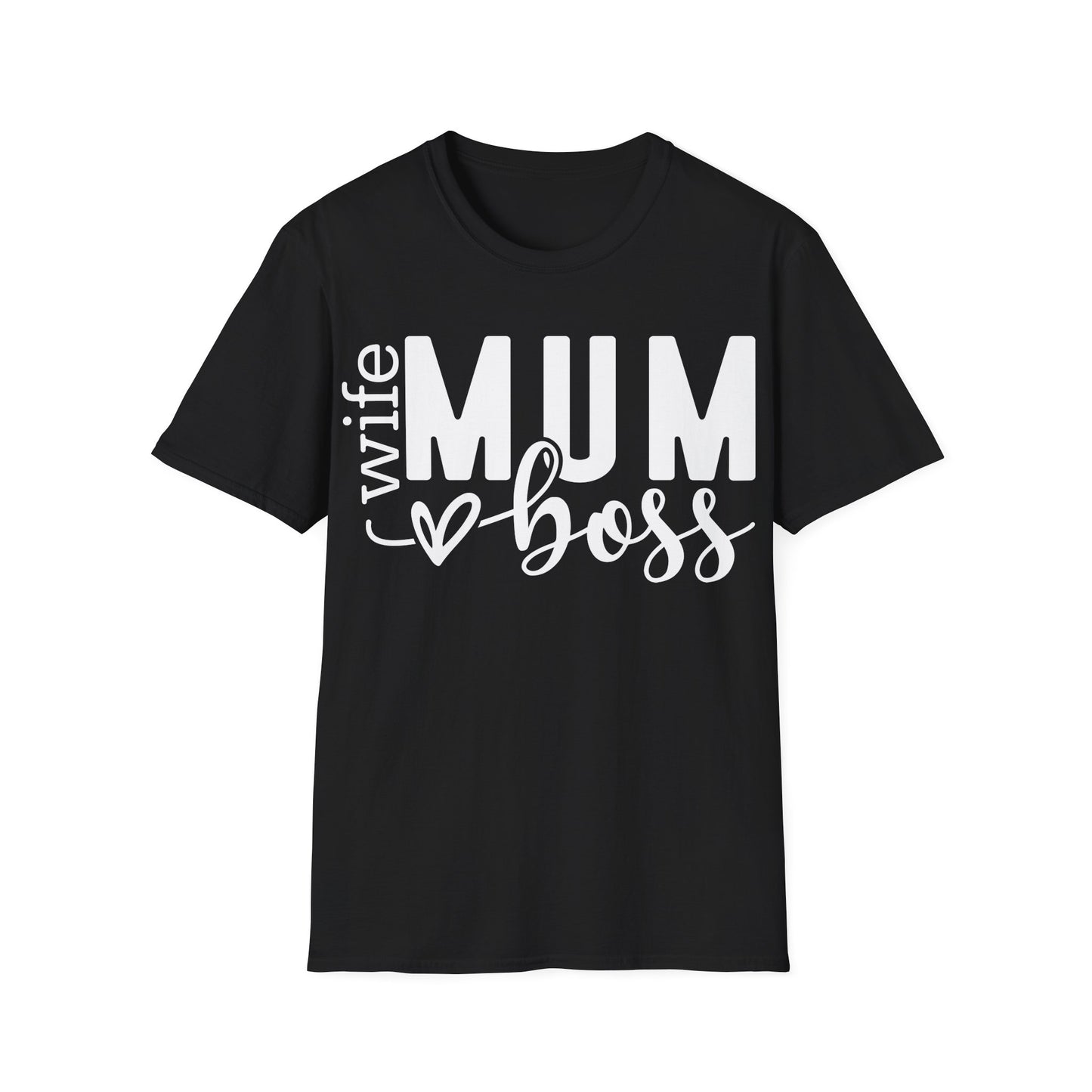 Wife Mum Boss T-Shirt - Perfect Gift for Mother's Day