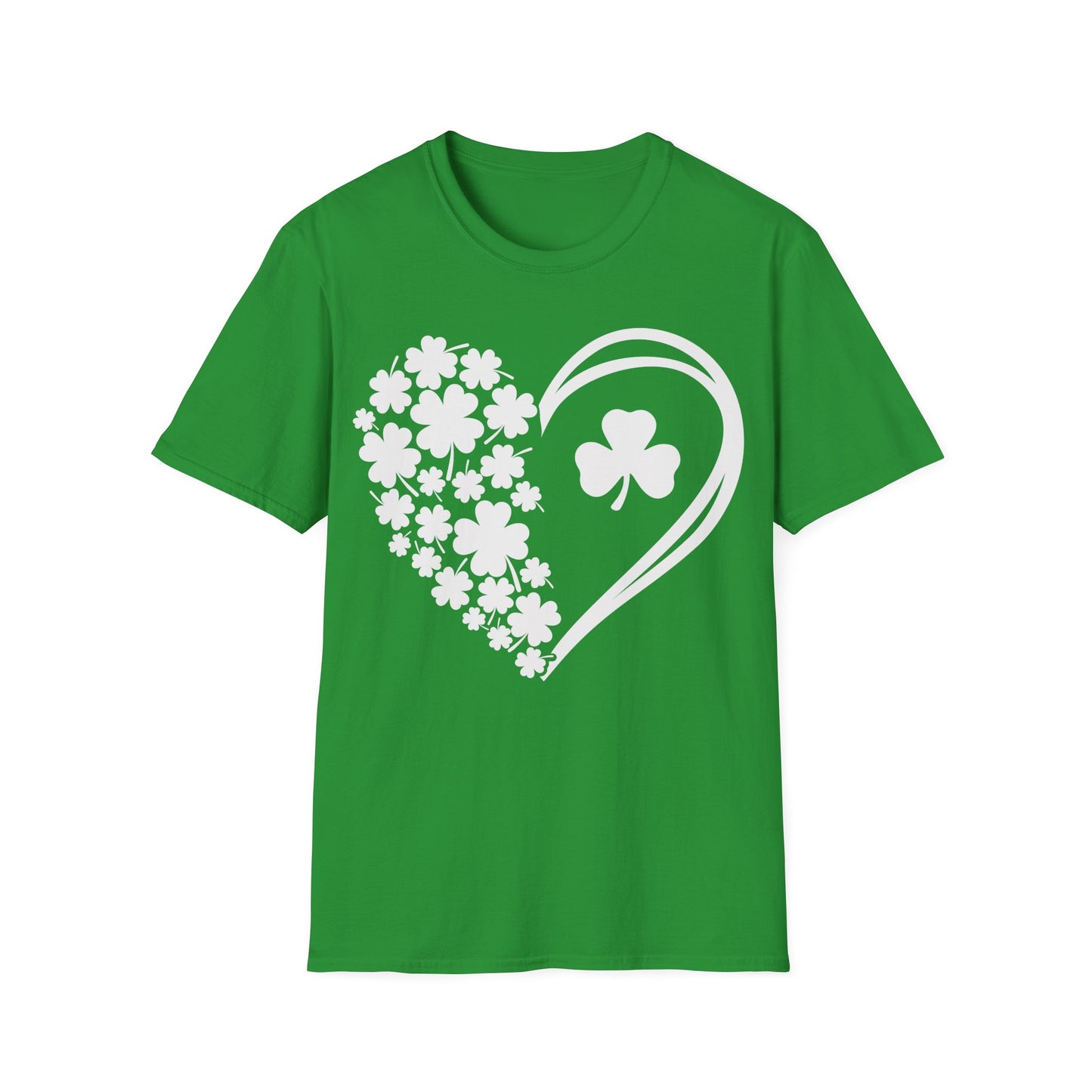 St. Patrick's Day Clover Heart T-Shirt