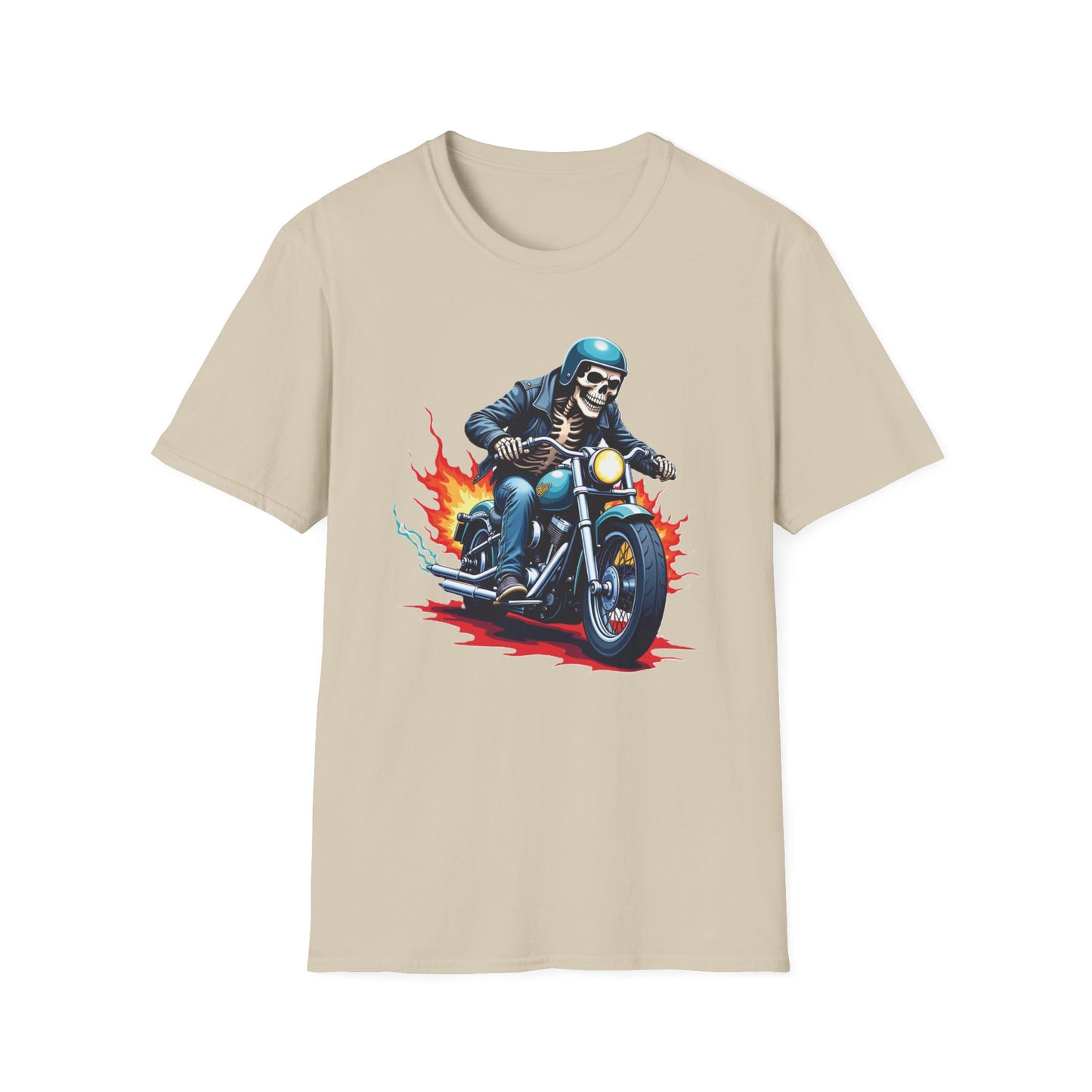 Vintage Motorcycle Skeleton T-Shirt