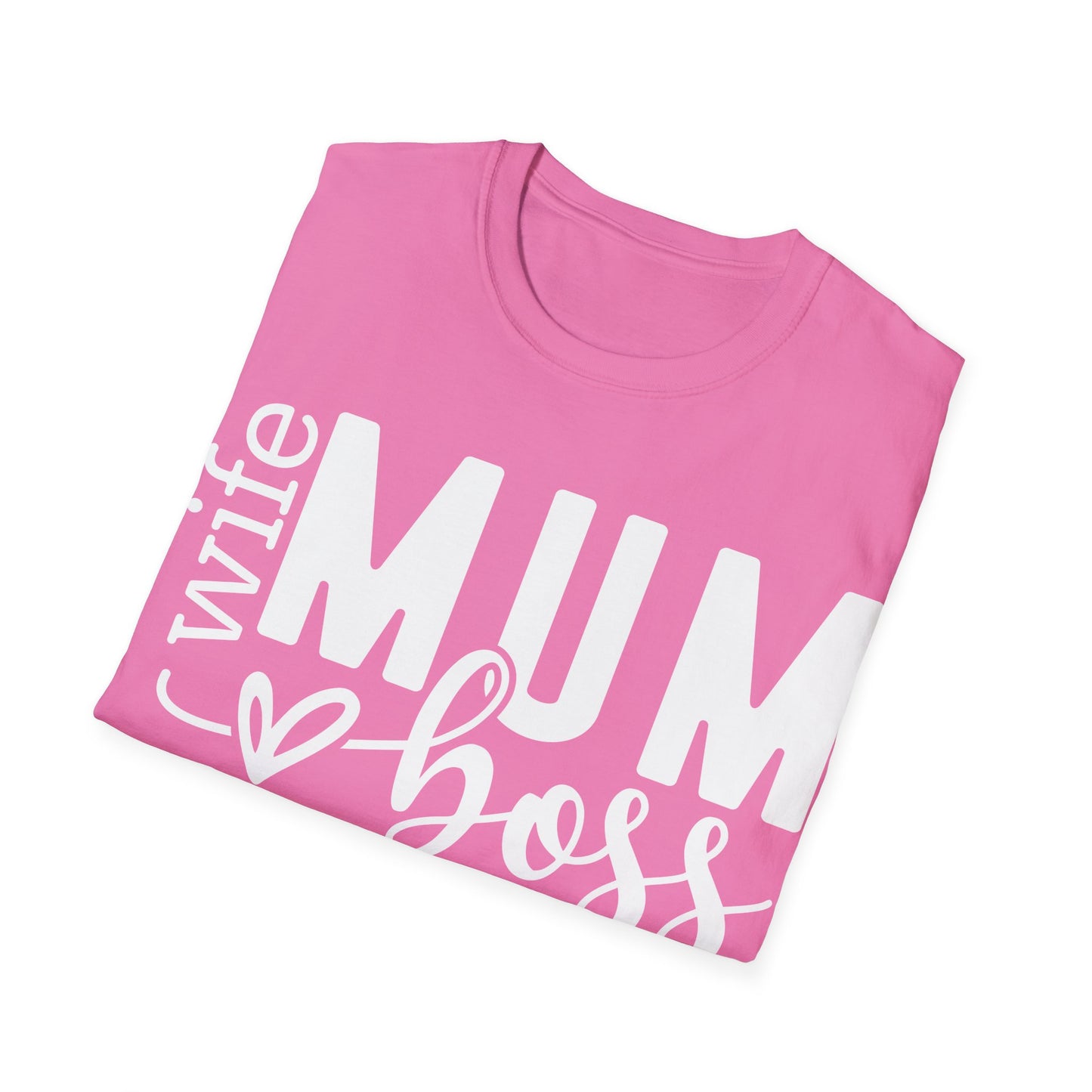 Wife Mum Boss T-Shirt - Perfect Gift for Mother's Day