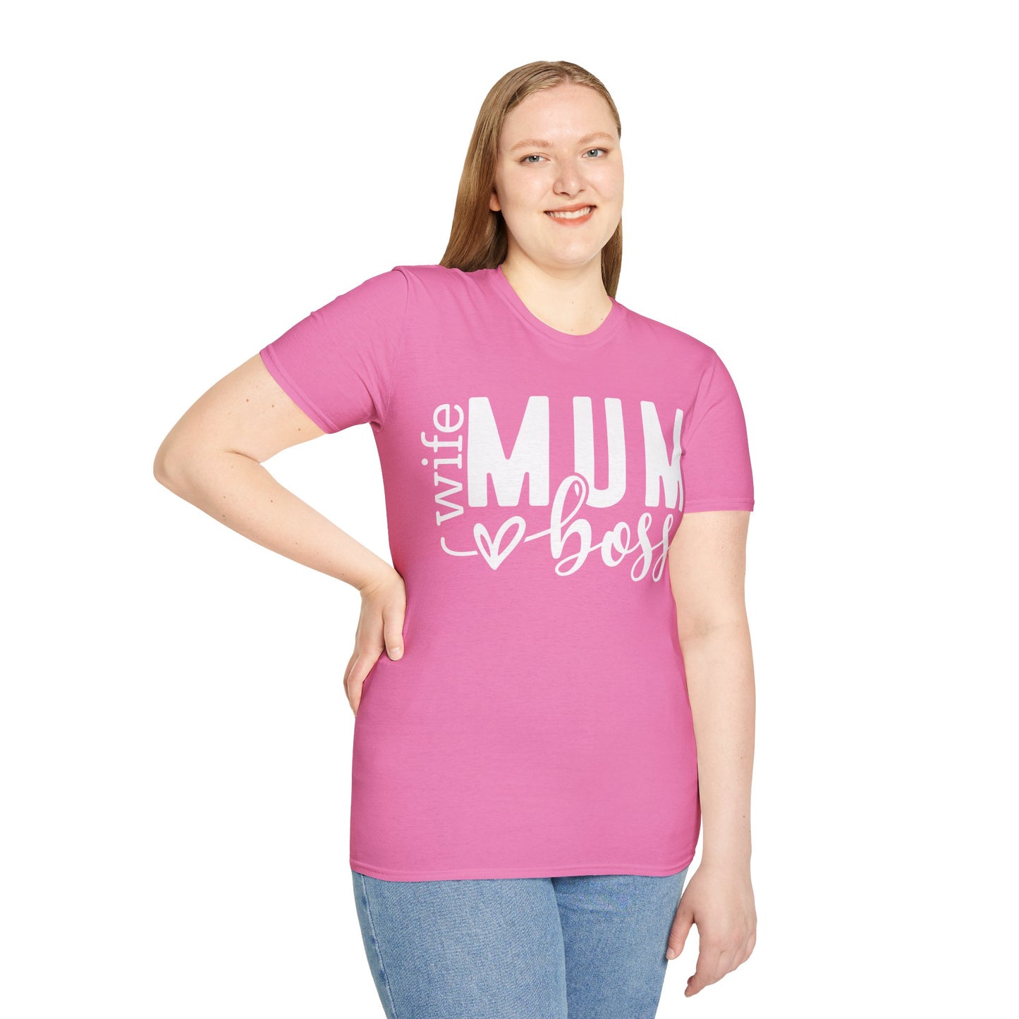 Wife Mum Boss T-Shirt - Perfect Gift for Mother's Day