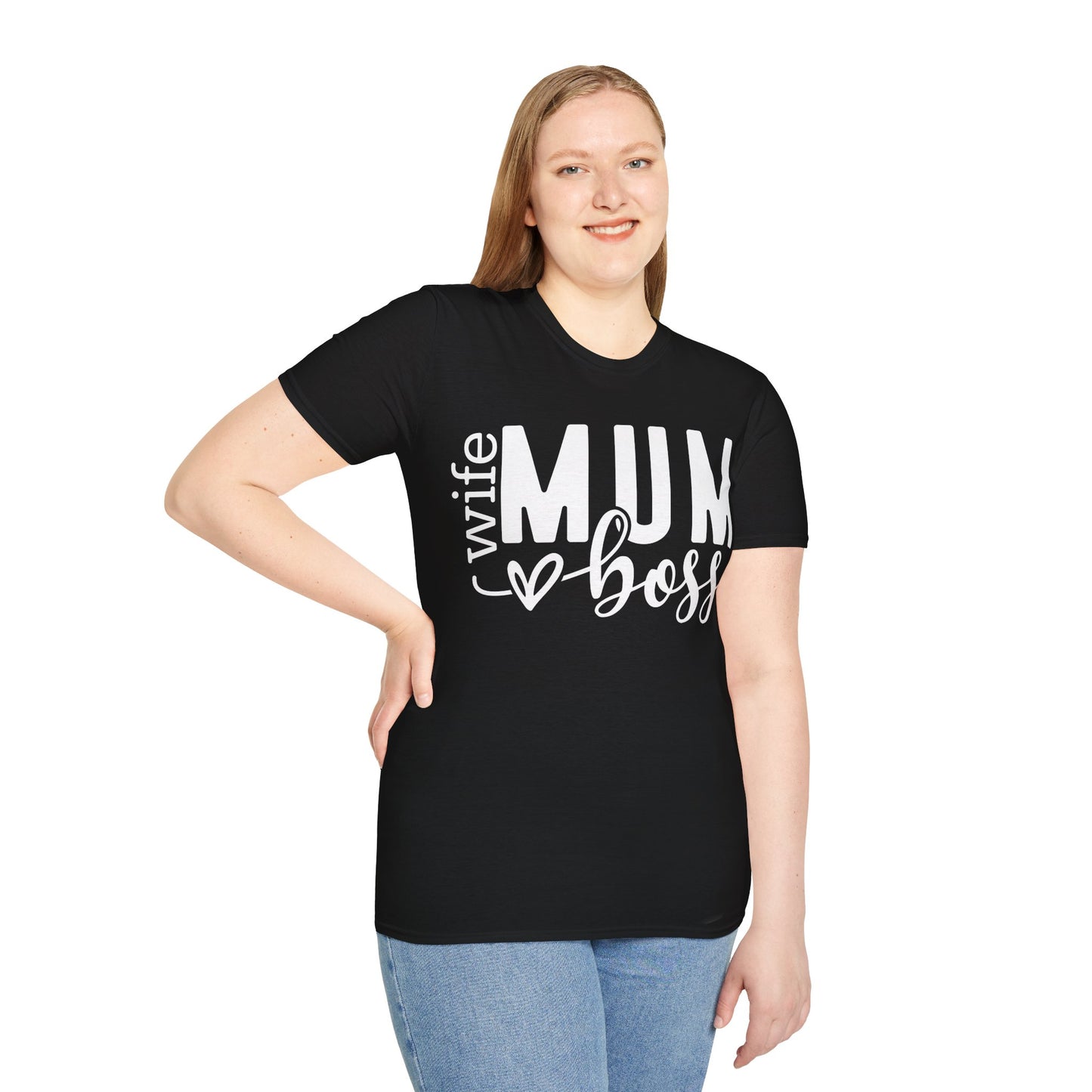 Wife Mum Boss T-Shirt - Perfect Gift for Mother's Day