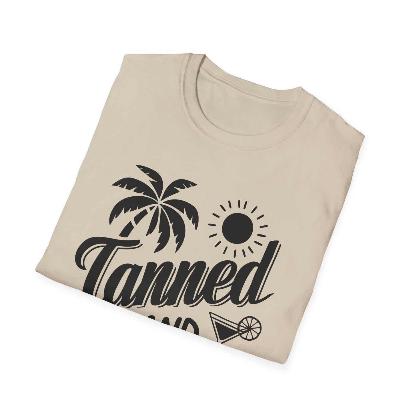 Tanned and Tipsy T-Shirt - Perfect for Summer Fun