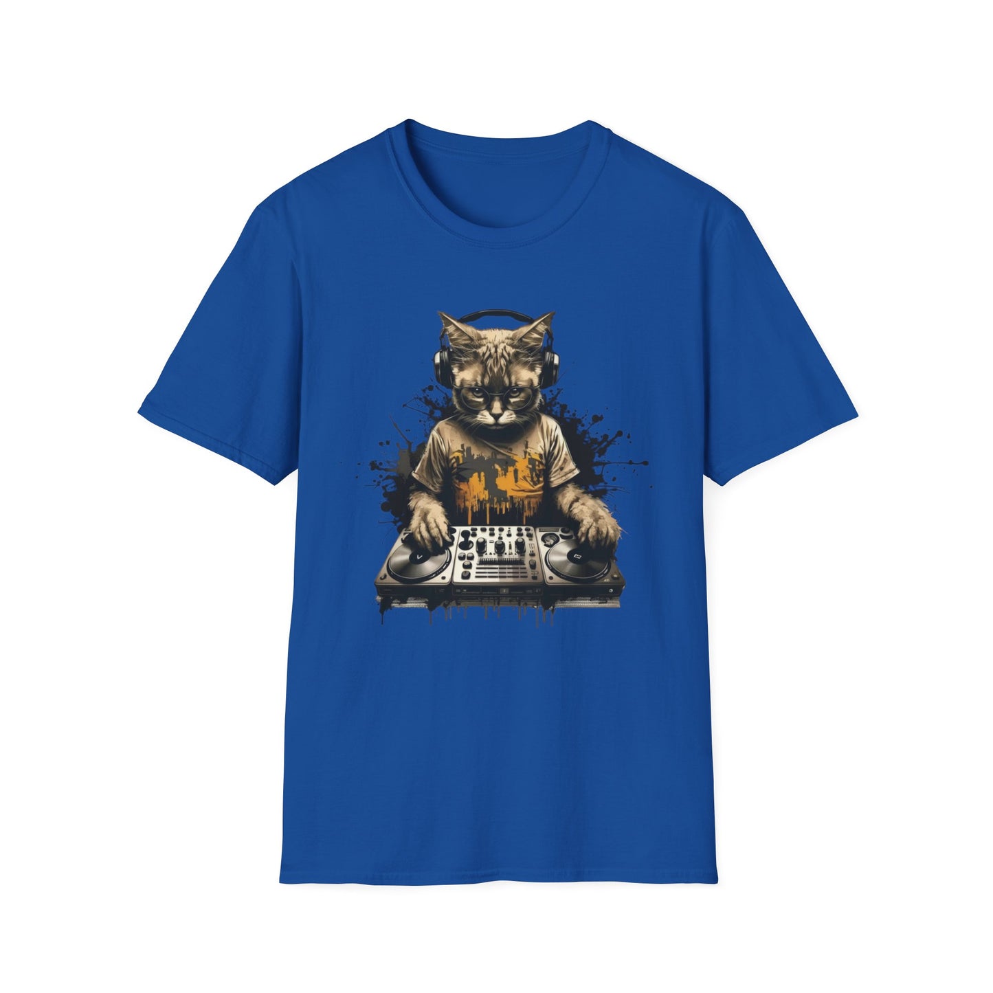 DJ Cat T-Shirt - Print Fusions