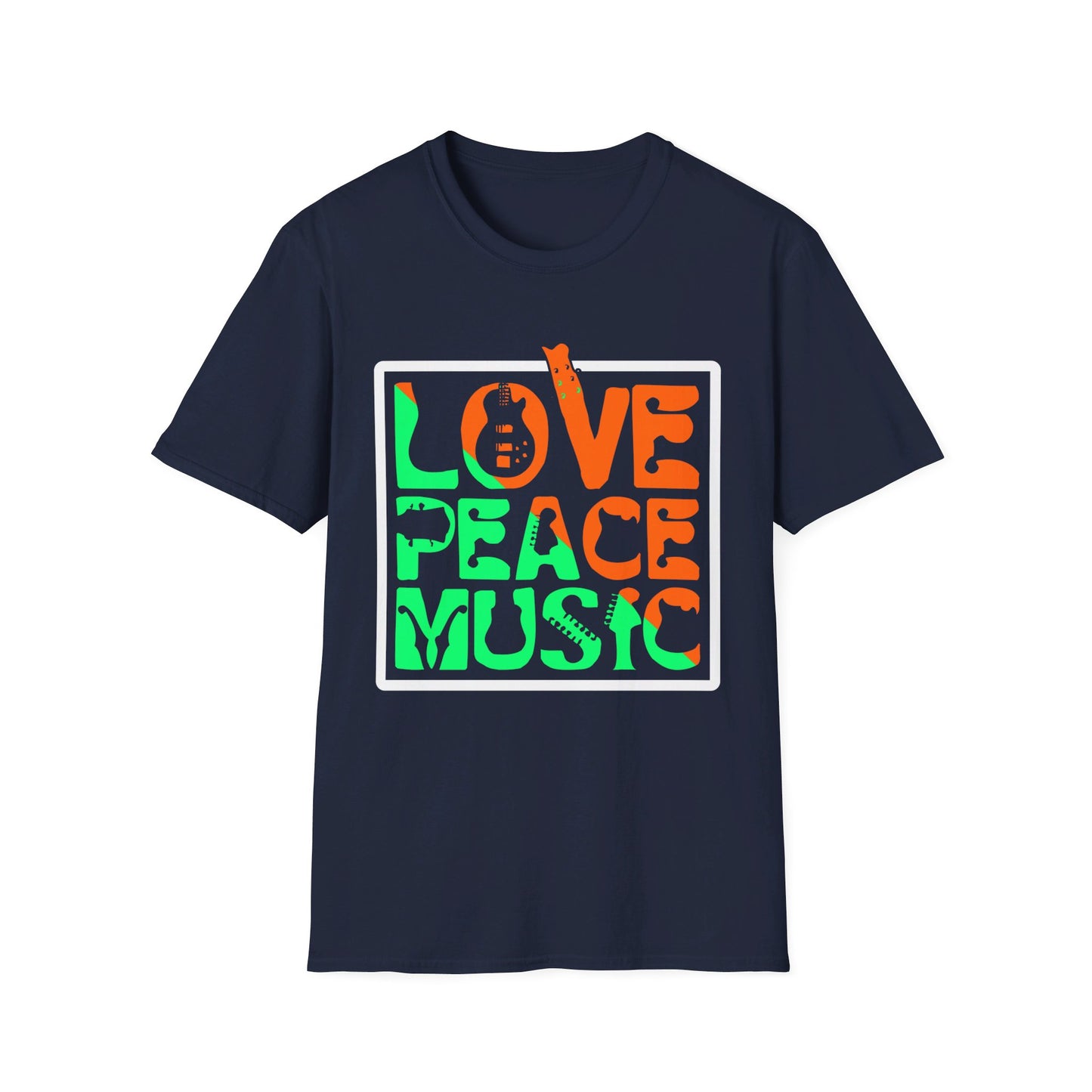 Love, Peace, Music - Stylish Unisex T-Shirt - Print Fusions