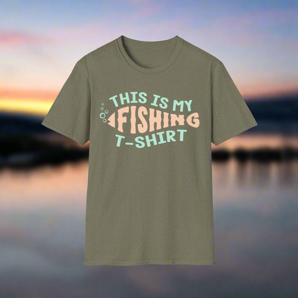 My Fishing Soft Style T-shirt - Print Fusions