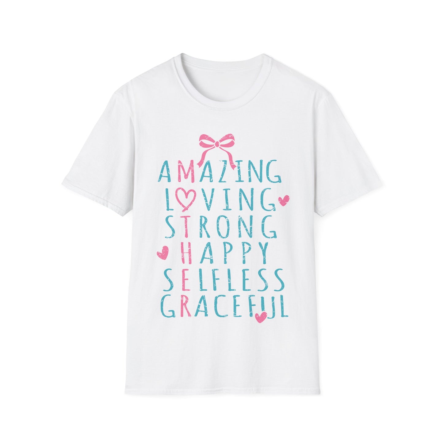 Inspirational T-Shirt - Amazing, Loving, Strong & Graceful