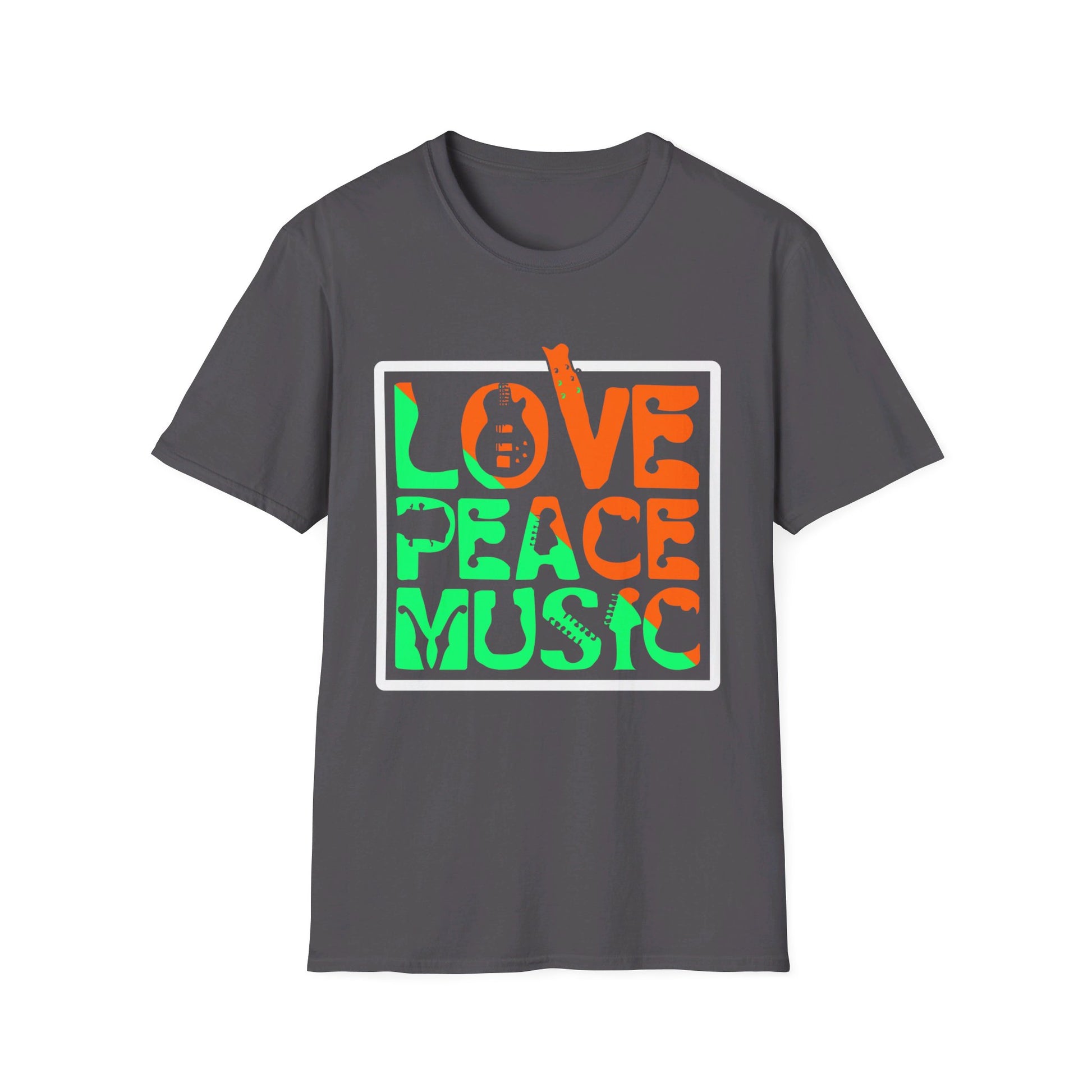 Love, Peace, Music - Stylish Unisex T-Shirt - Print Fusions